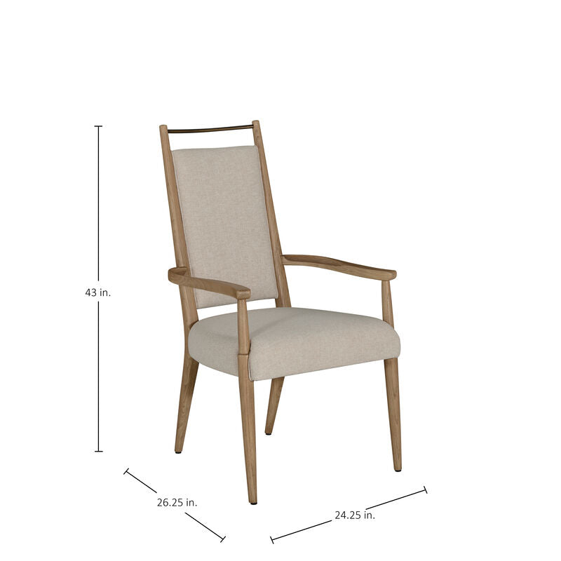 Highland Dining Arm Chair - Dawn