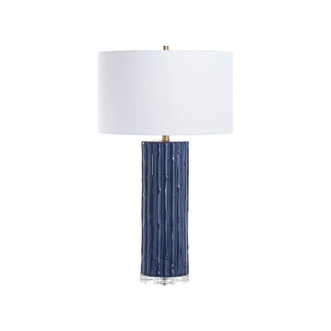 Bailey Table Lamp in Blue Glaze / Ceramic/Porcelain - Chelsea House
