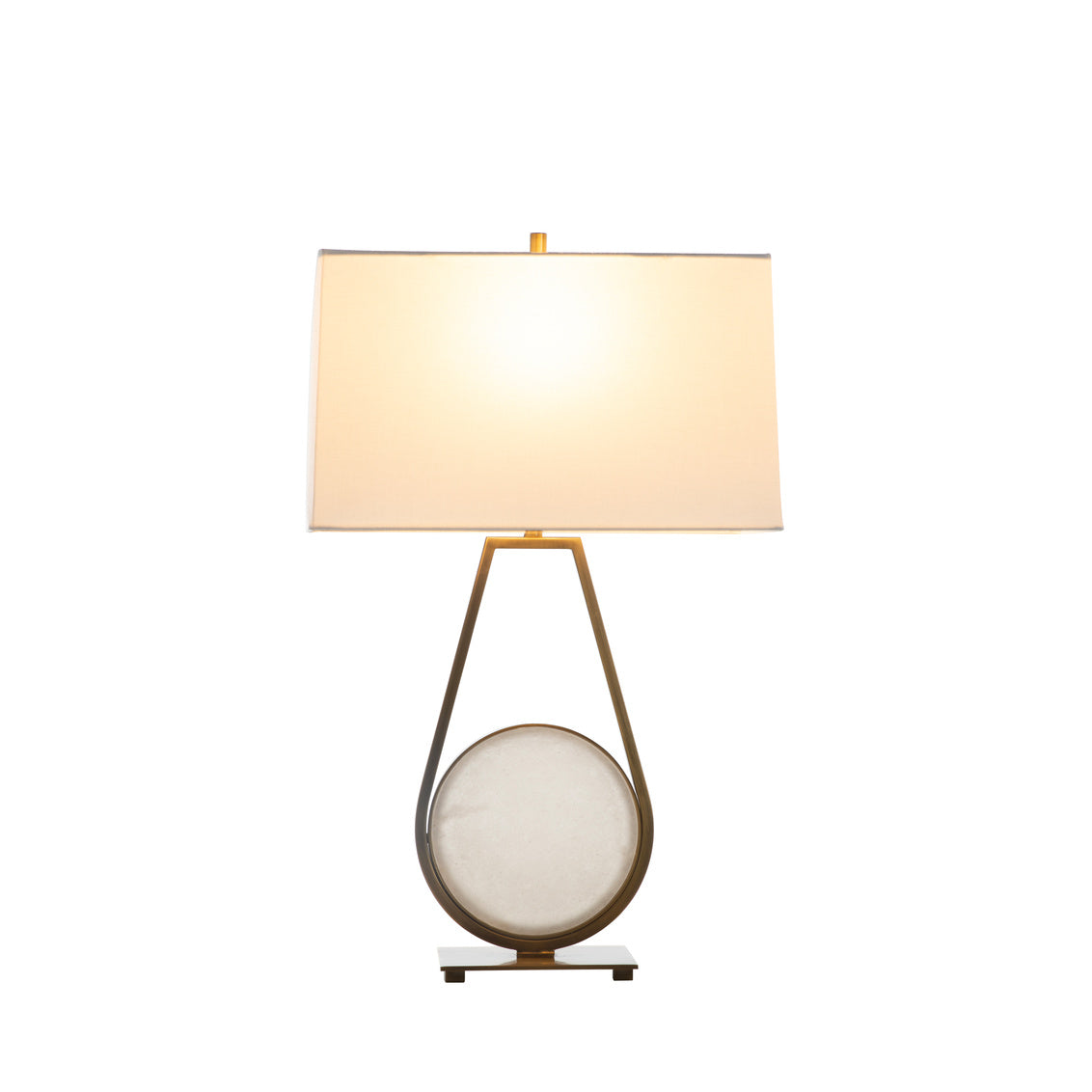 Emerald Table Lamp -White