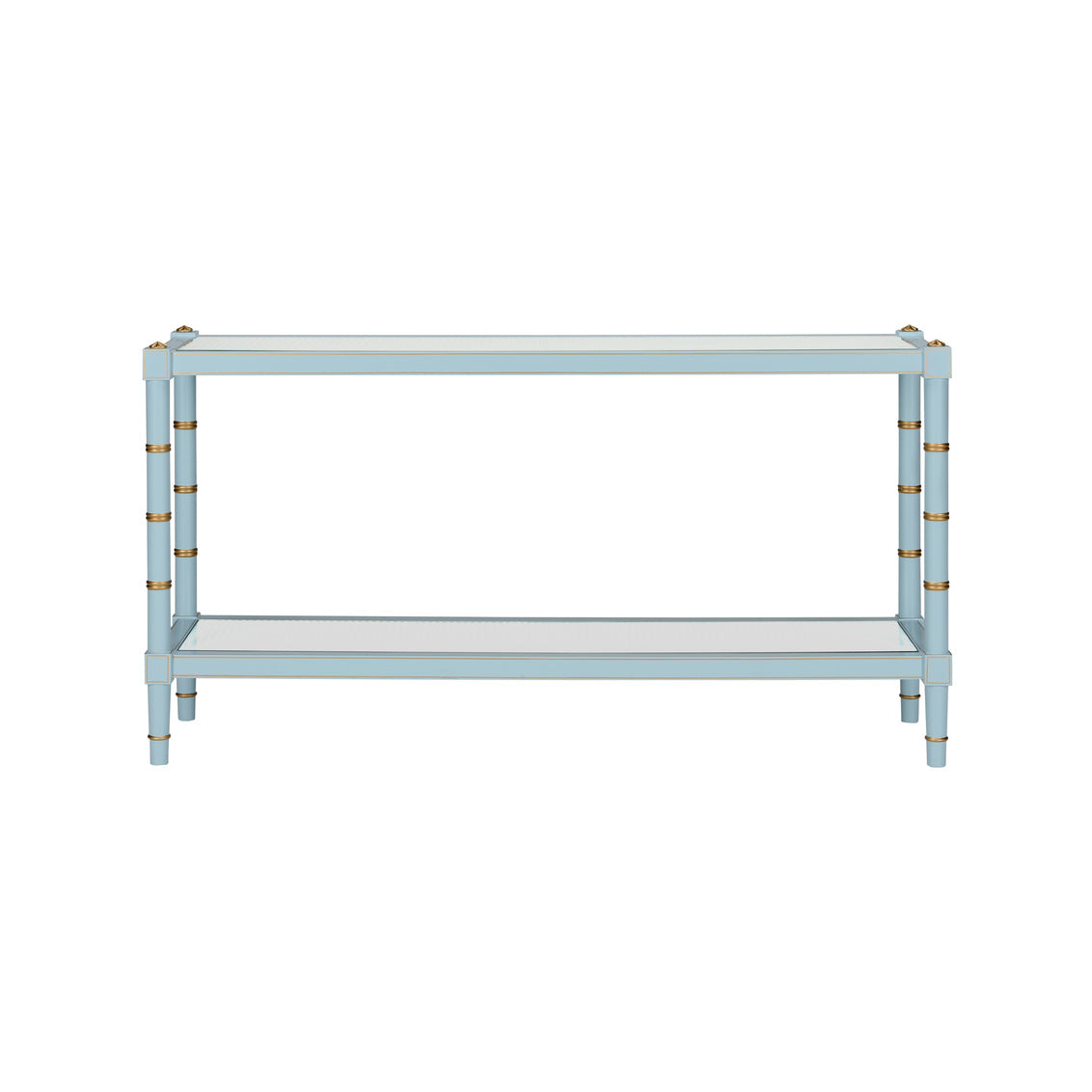 Conner Cane Console - Blue