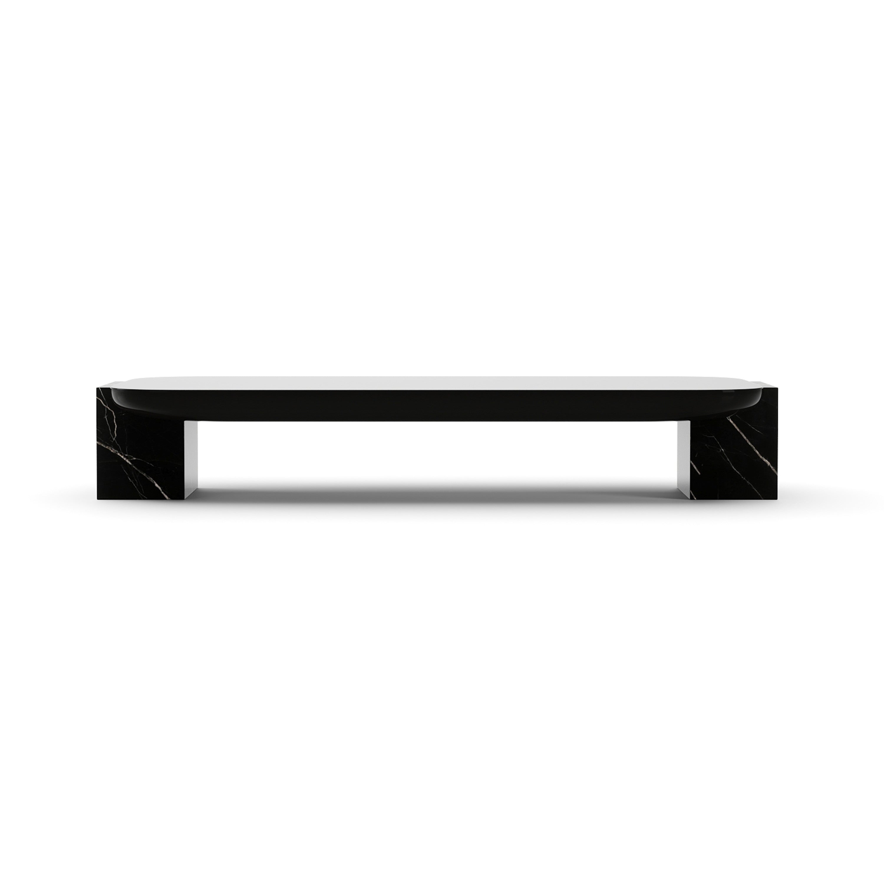 Overlap Rec Cocktail Table Dark – Cocktail Tables by Caracole | Sutter & Vale