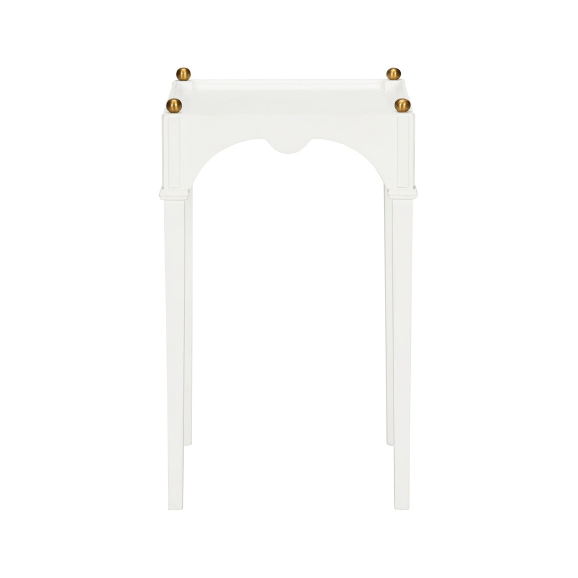 Kent Drinks Table - White in 21 / Wood - Chelsea House