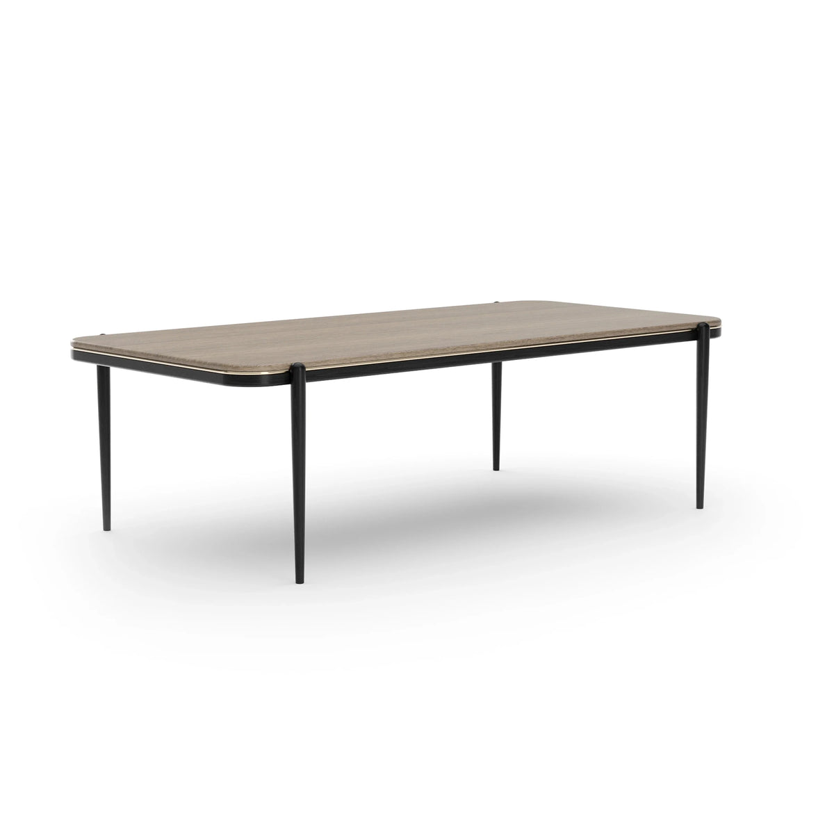 Madera Rec Dining Table - Chocolate