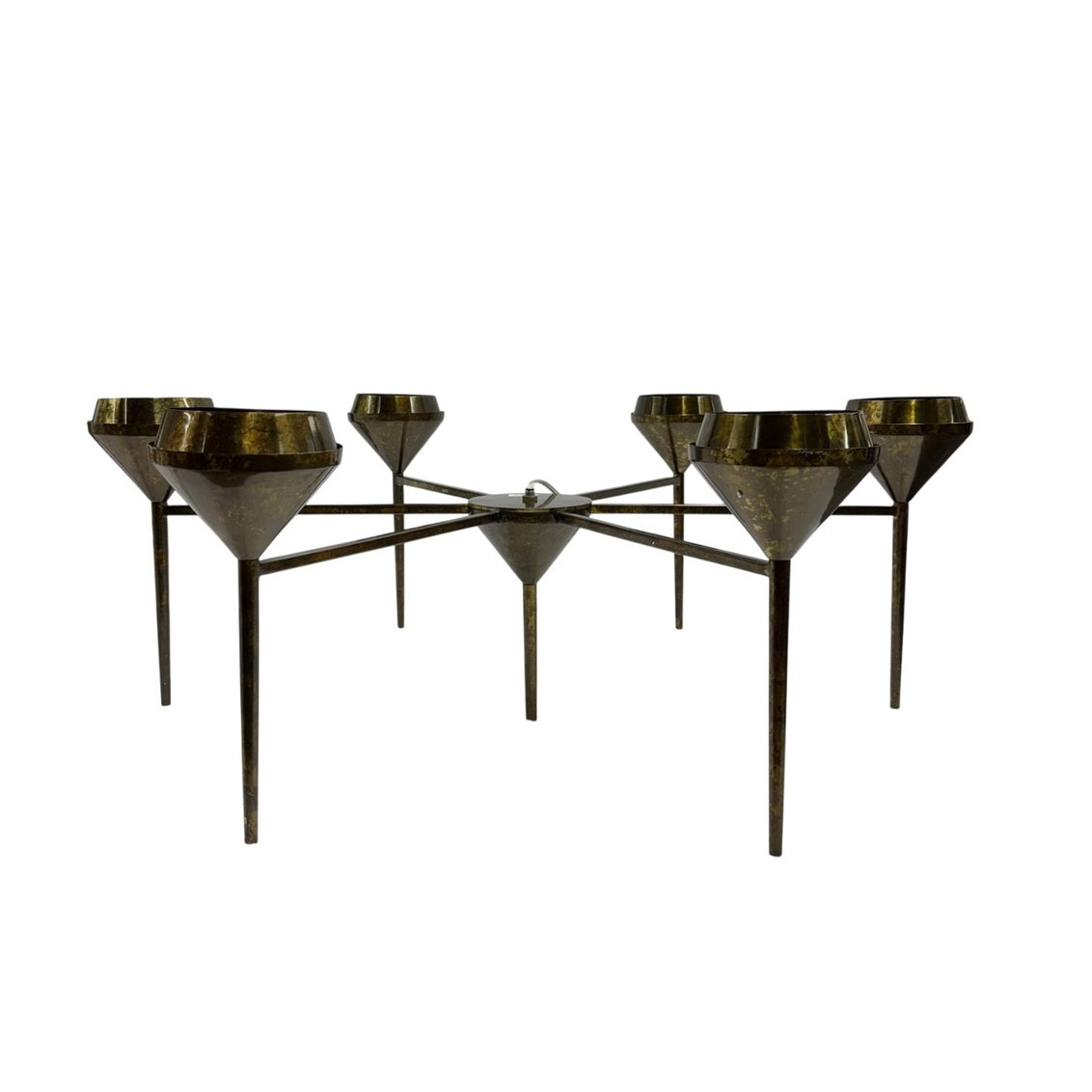 Ramsey Chandelier - Weathered Brass