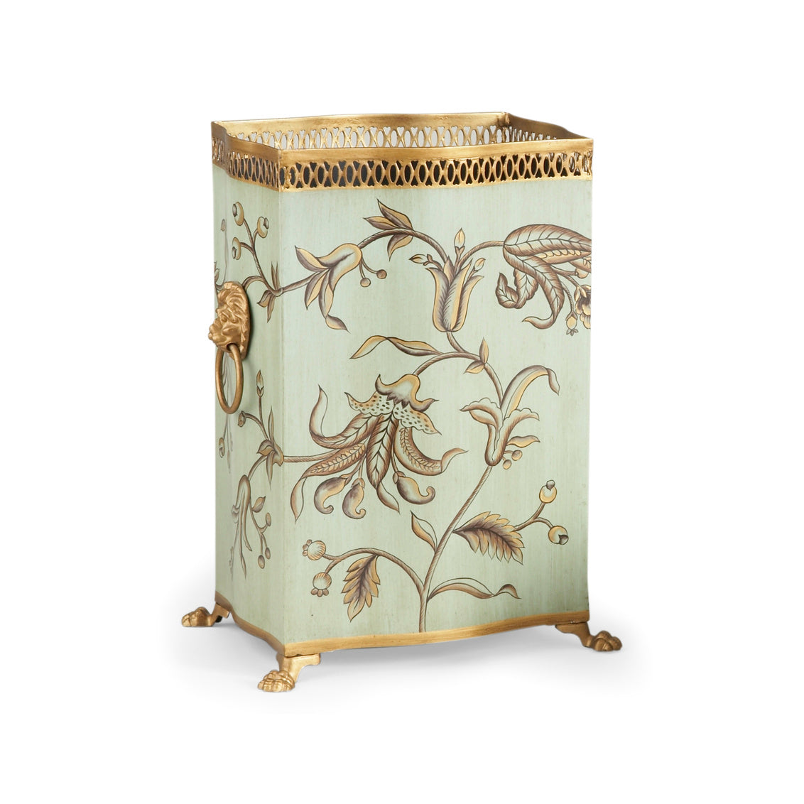 Brighton Wastebasket in 14.5 / Tole - Chelsea House