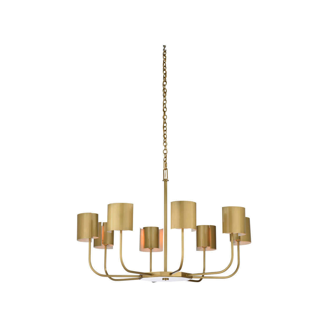 Castle Yard Chandelier - Brass