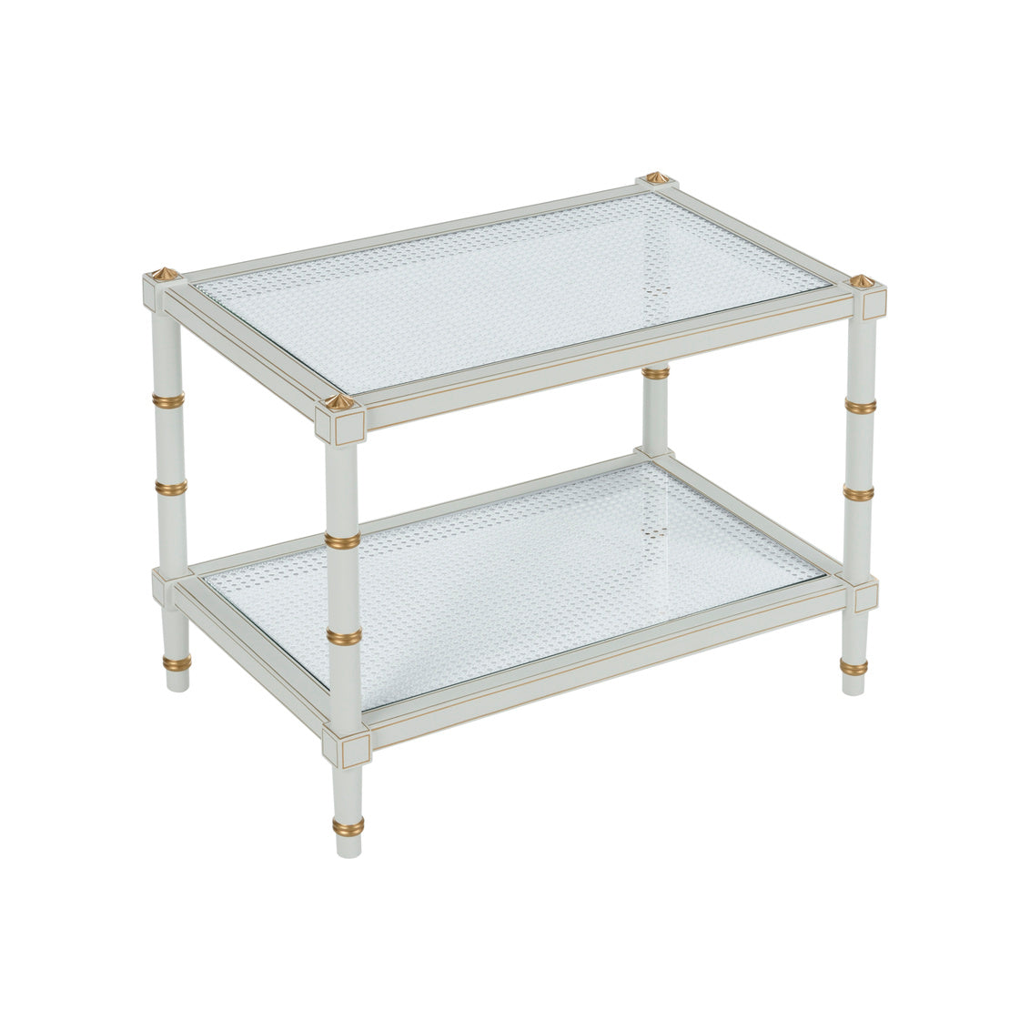 Conner Cane Cocktail Table - Gray