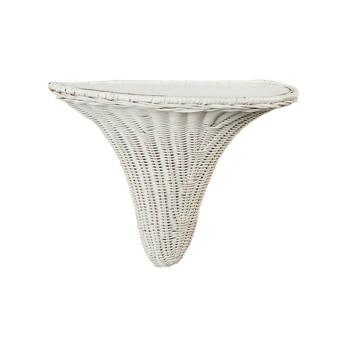 Baytree Wicker Bracket-White in White / Rattan - Chelsea House