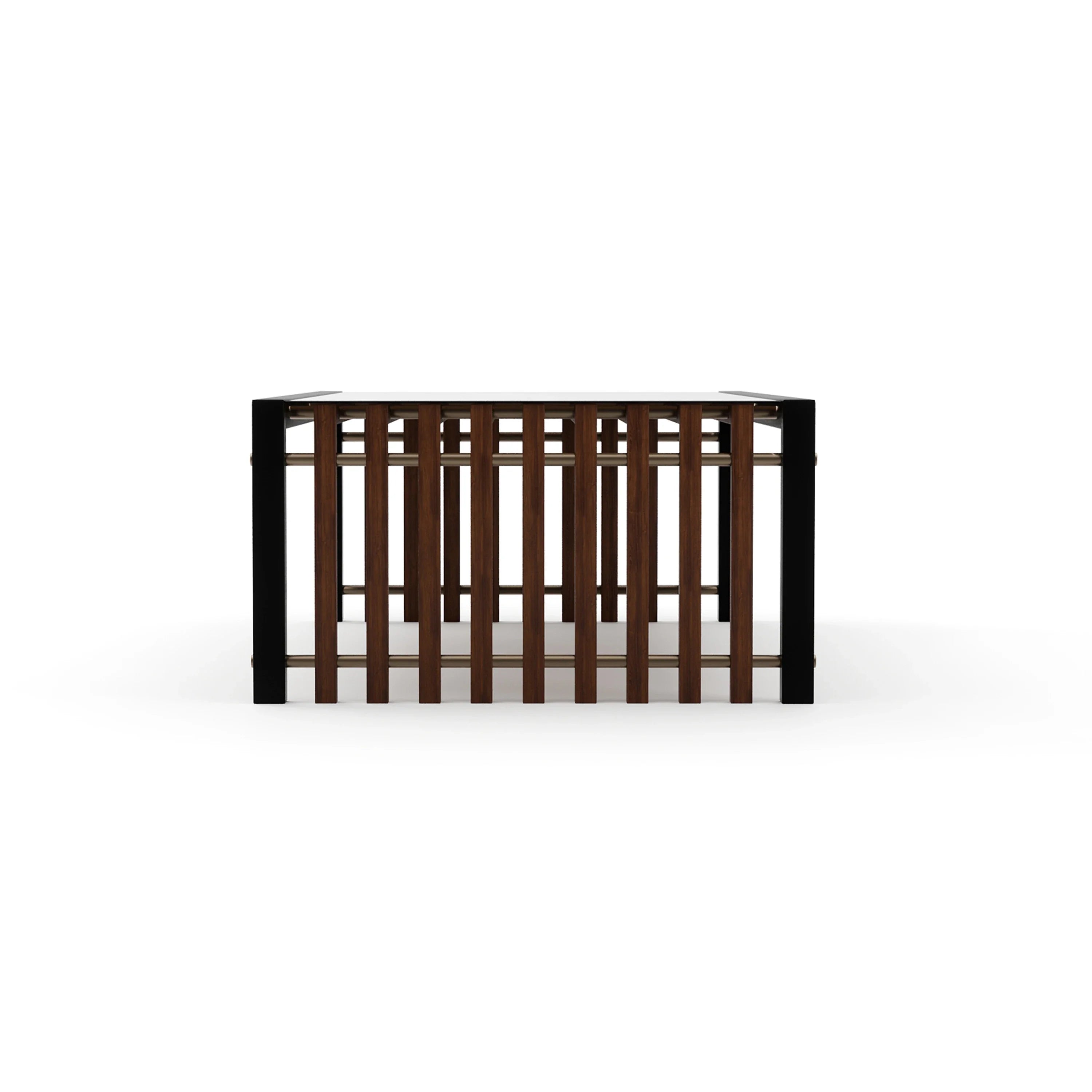 Pinstripe Dark Cocktail Table – Cocktail Tables by Caracole | Sutter & Vale