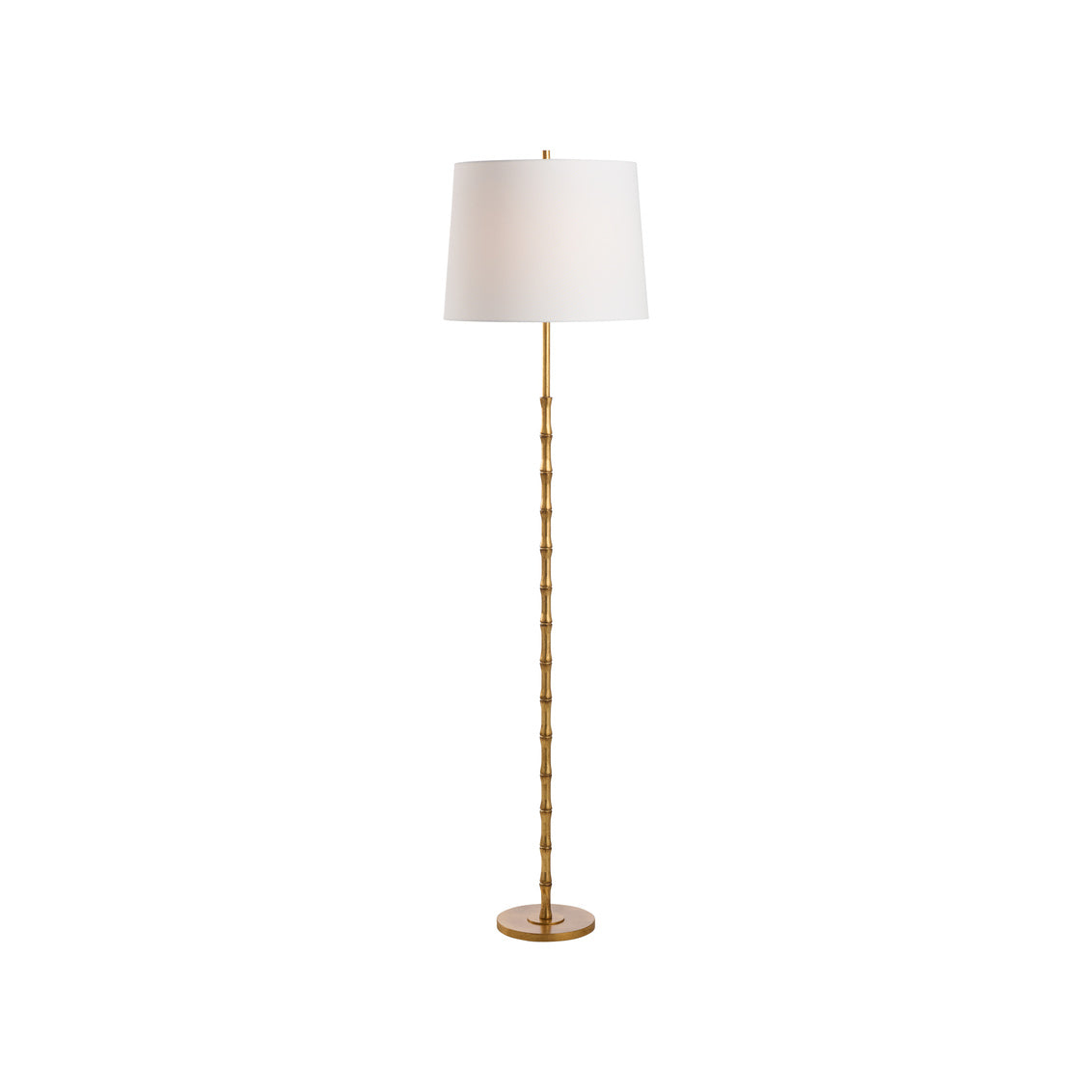 Artois Floor Lamp - Aged Brass in 62 / Metal - Chelsea House