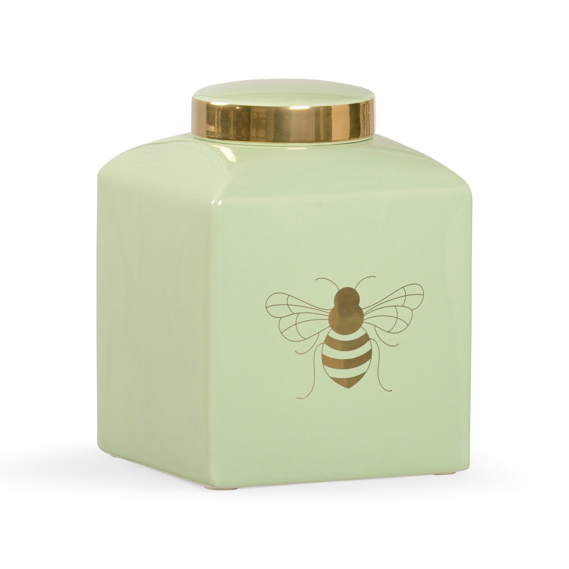 Bee Gracious Ginger Jar - Pistachio