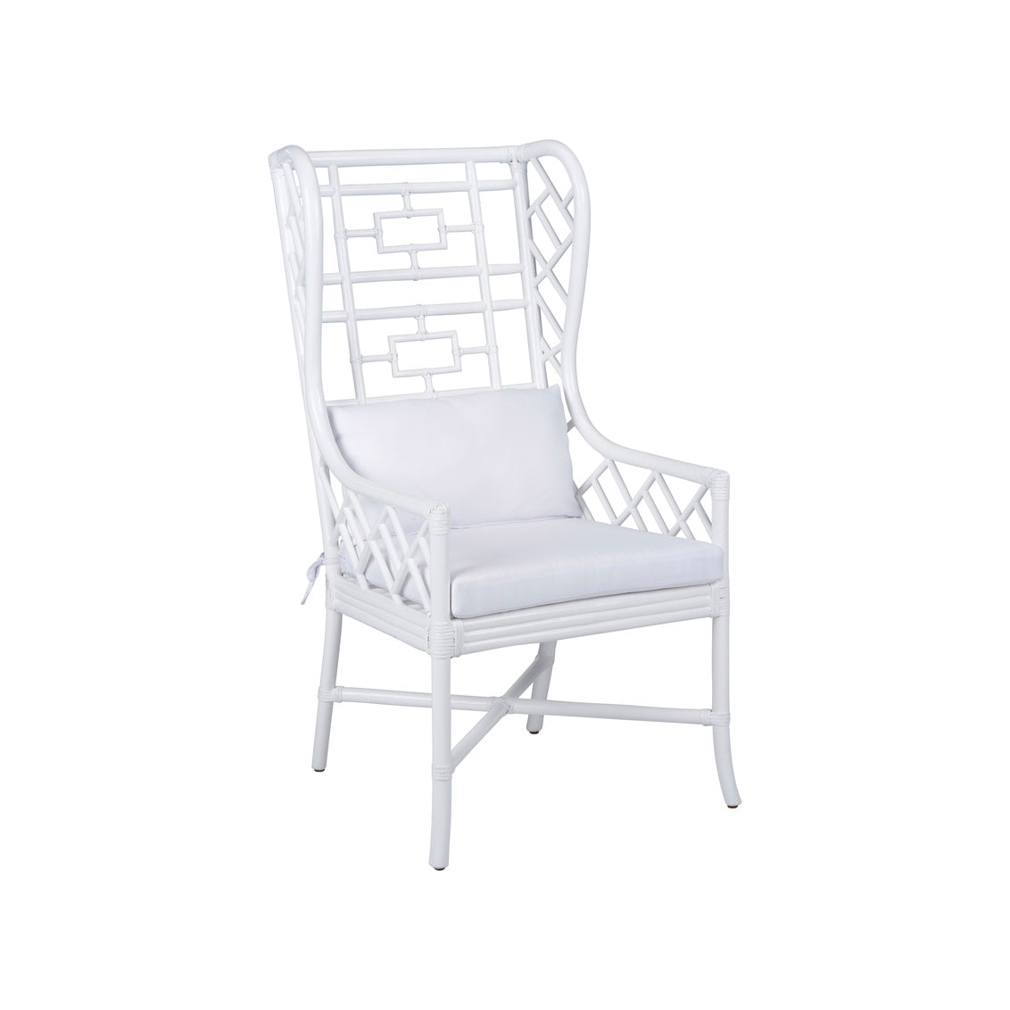 Gwyneth Wing Chair - Pure White