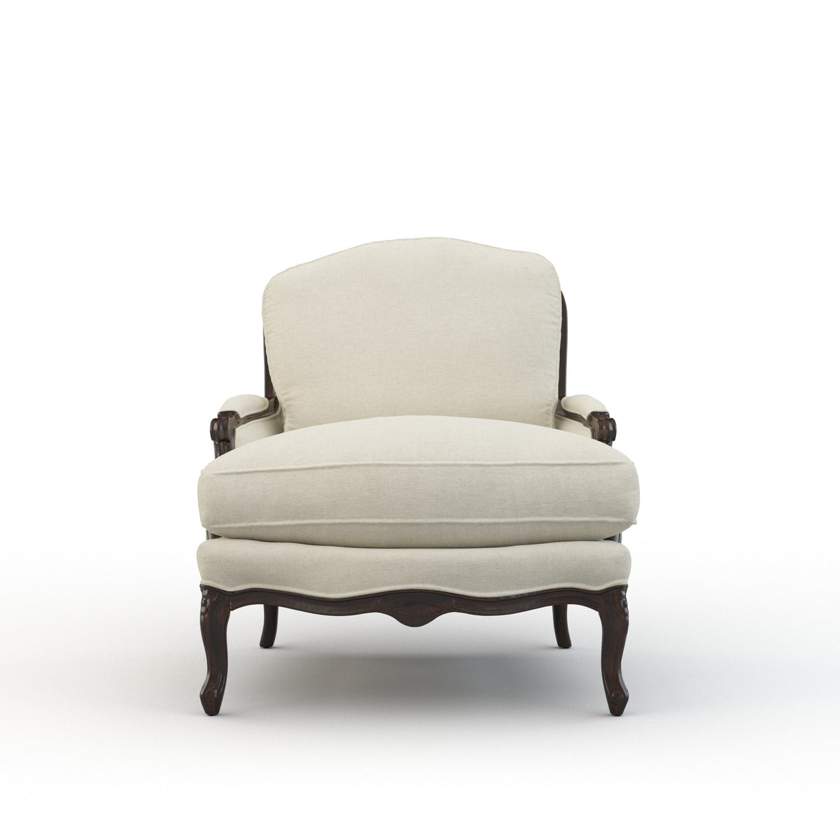 exposed wood chair