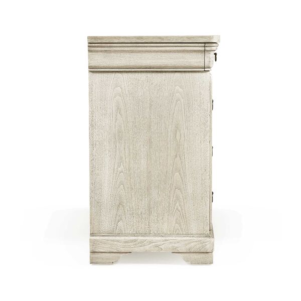 Entropy Louis Phillipe Drawer Chest - Bleached Walnut