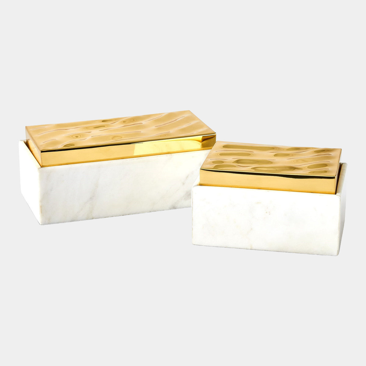 Shimmer Box-Brass-Sm