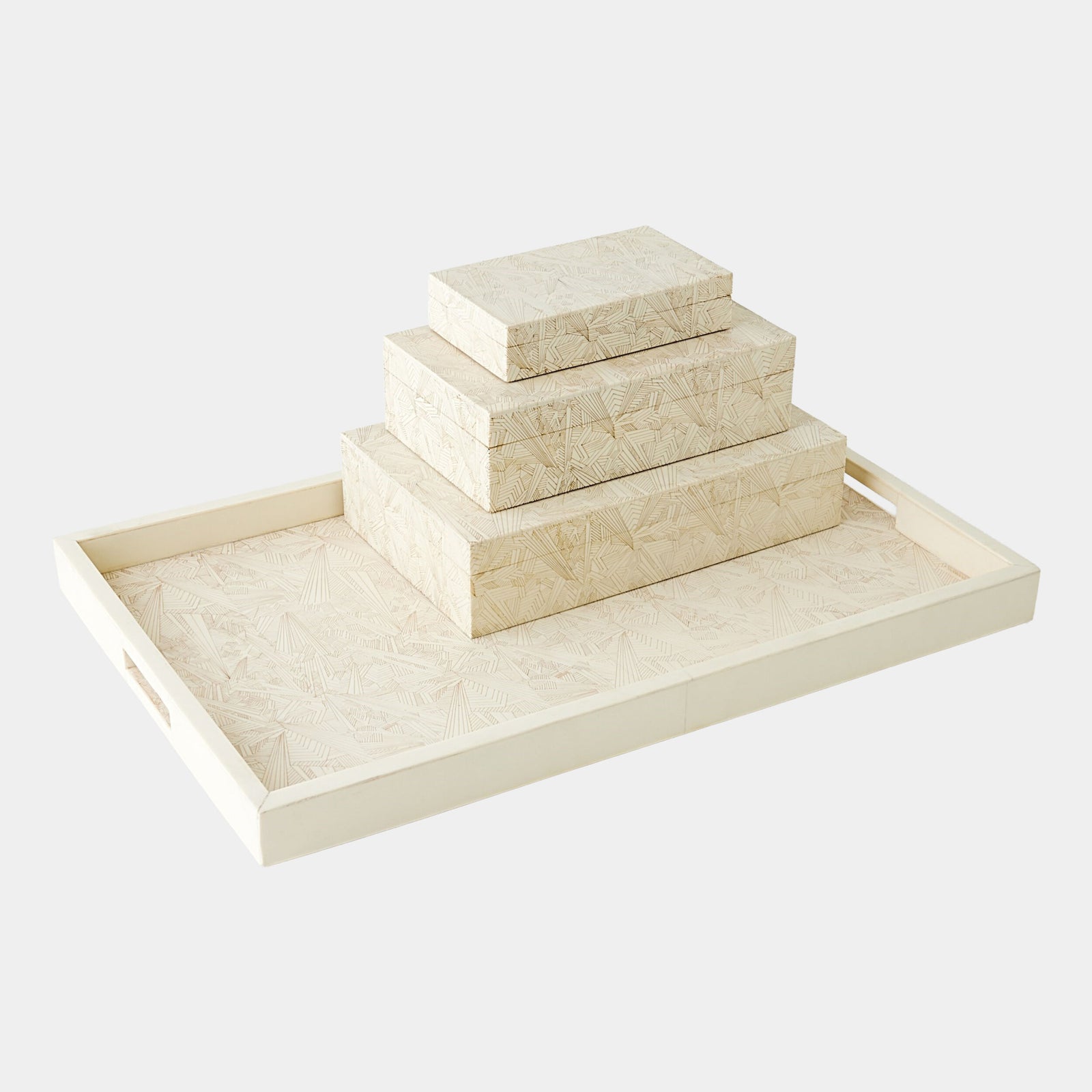 Searchlight Tray-Ivory