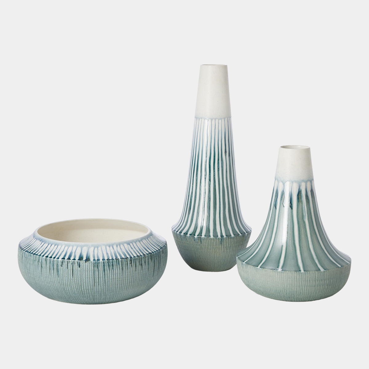 Listrado Flair Vase-Lamb's Ear-Lg