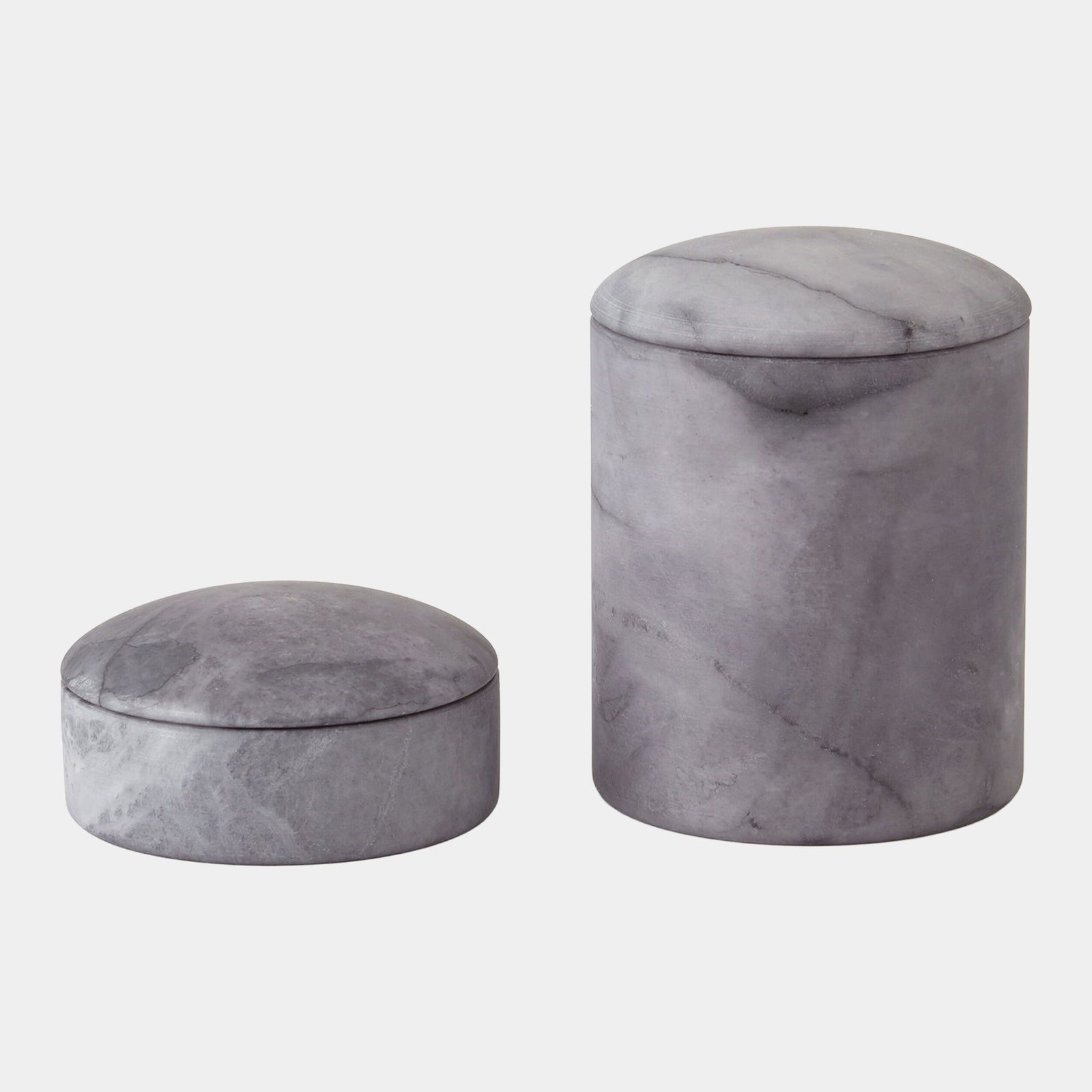 Gala Alabaster Canister-Gray-Short