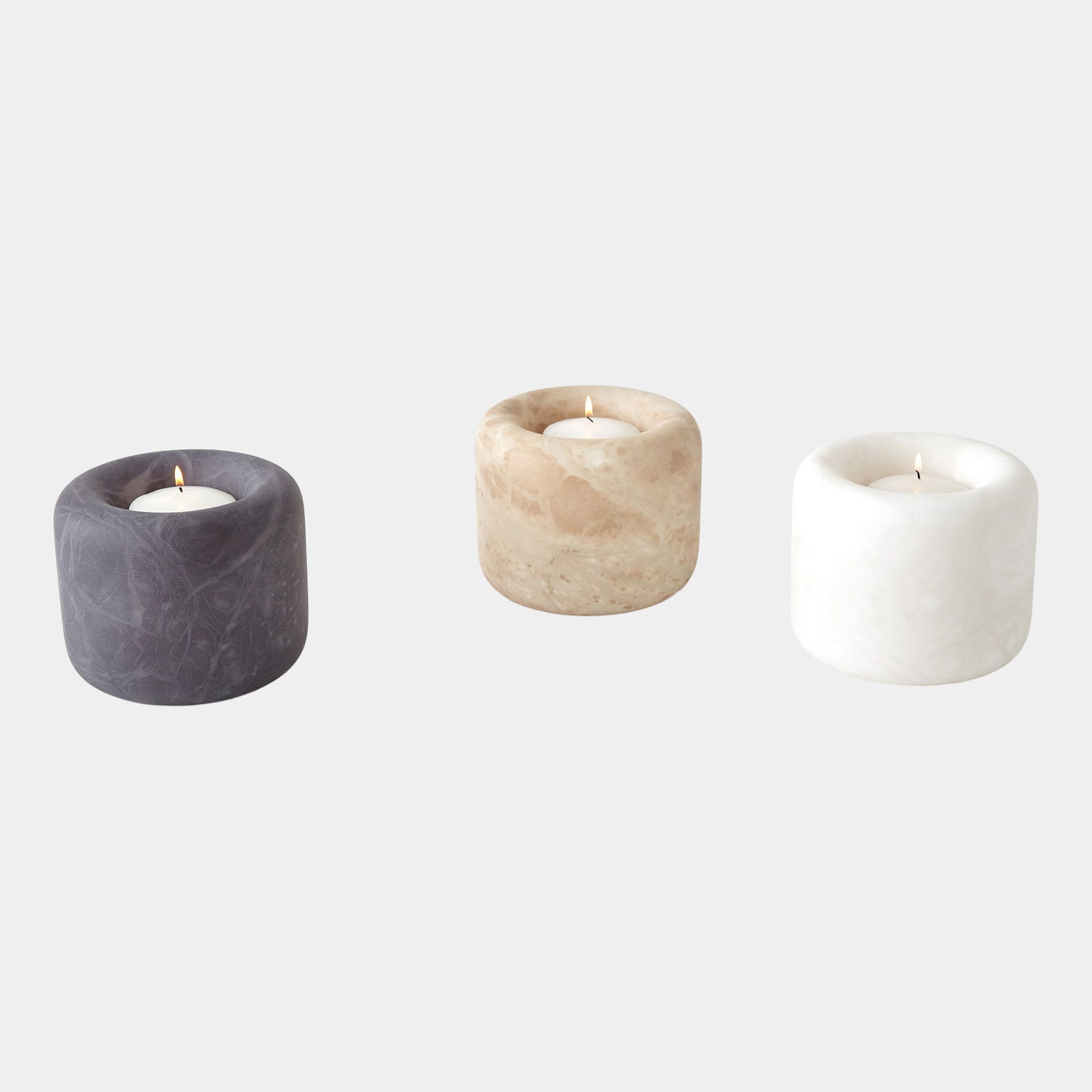 Claudia Ring Bowl-Alabaster-Gray-Tall