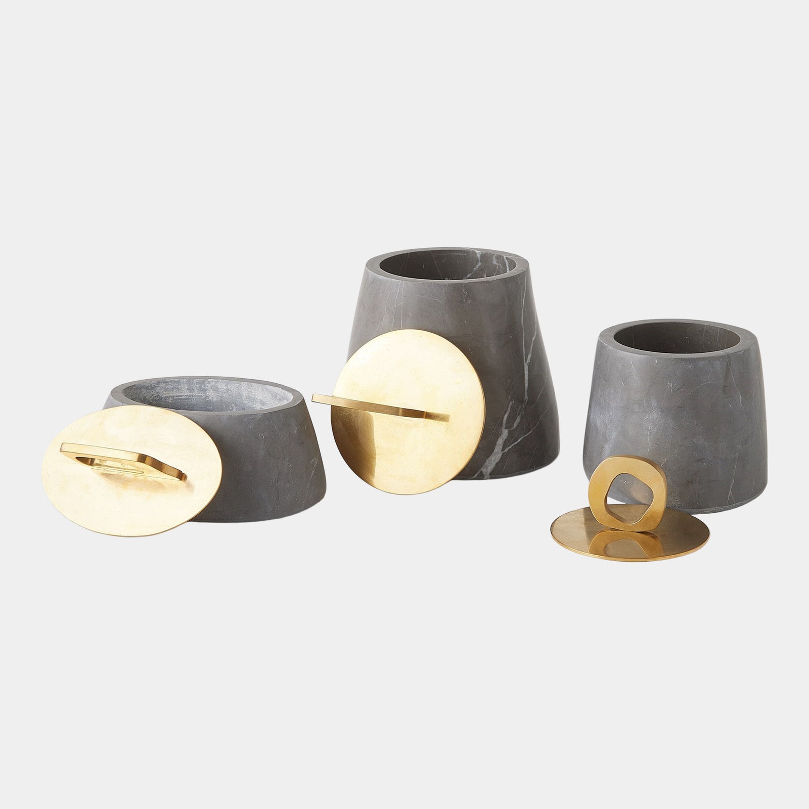 Bocal Lidded Pot-Graffito-Med