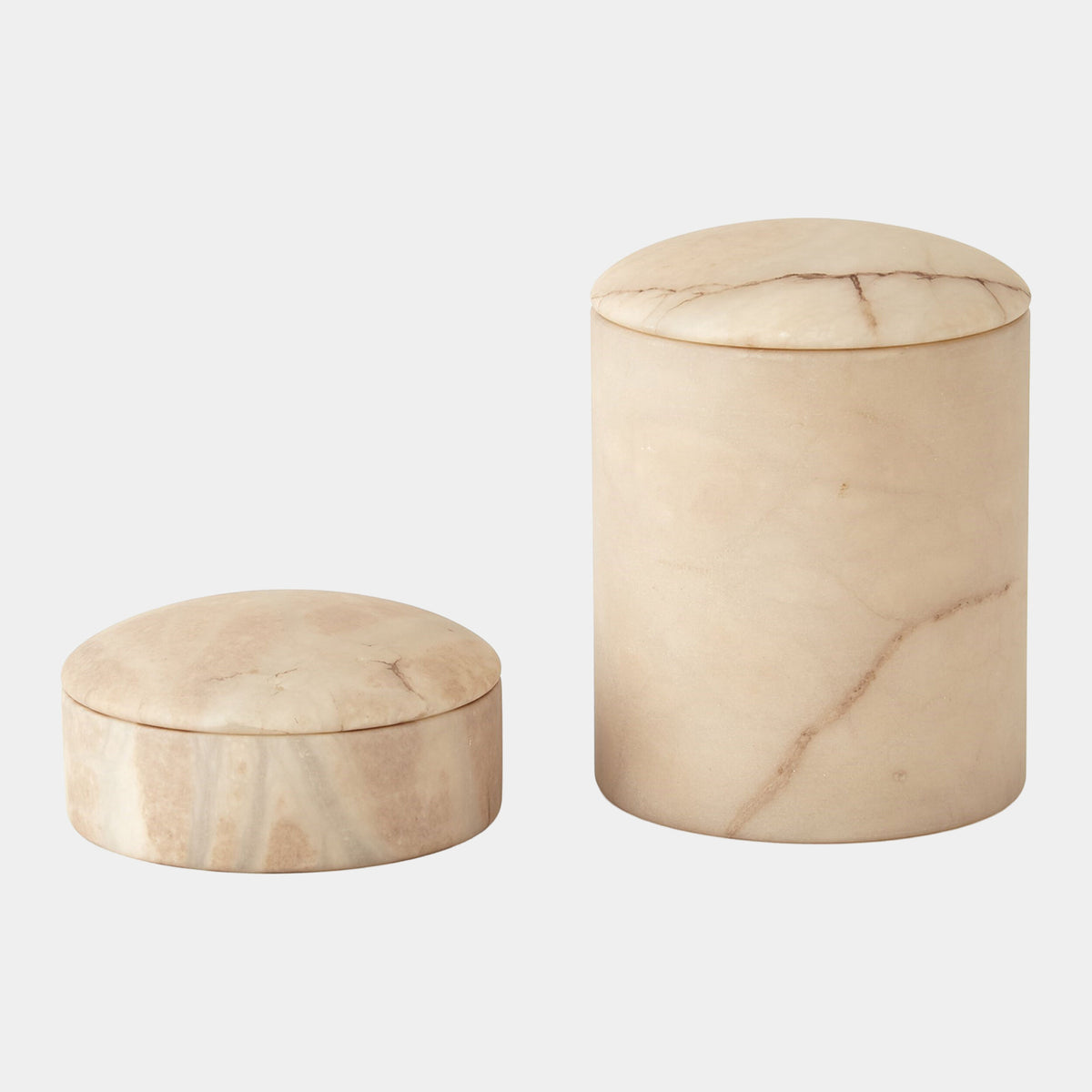 Gala Alabaster Canister-Sand-Short