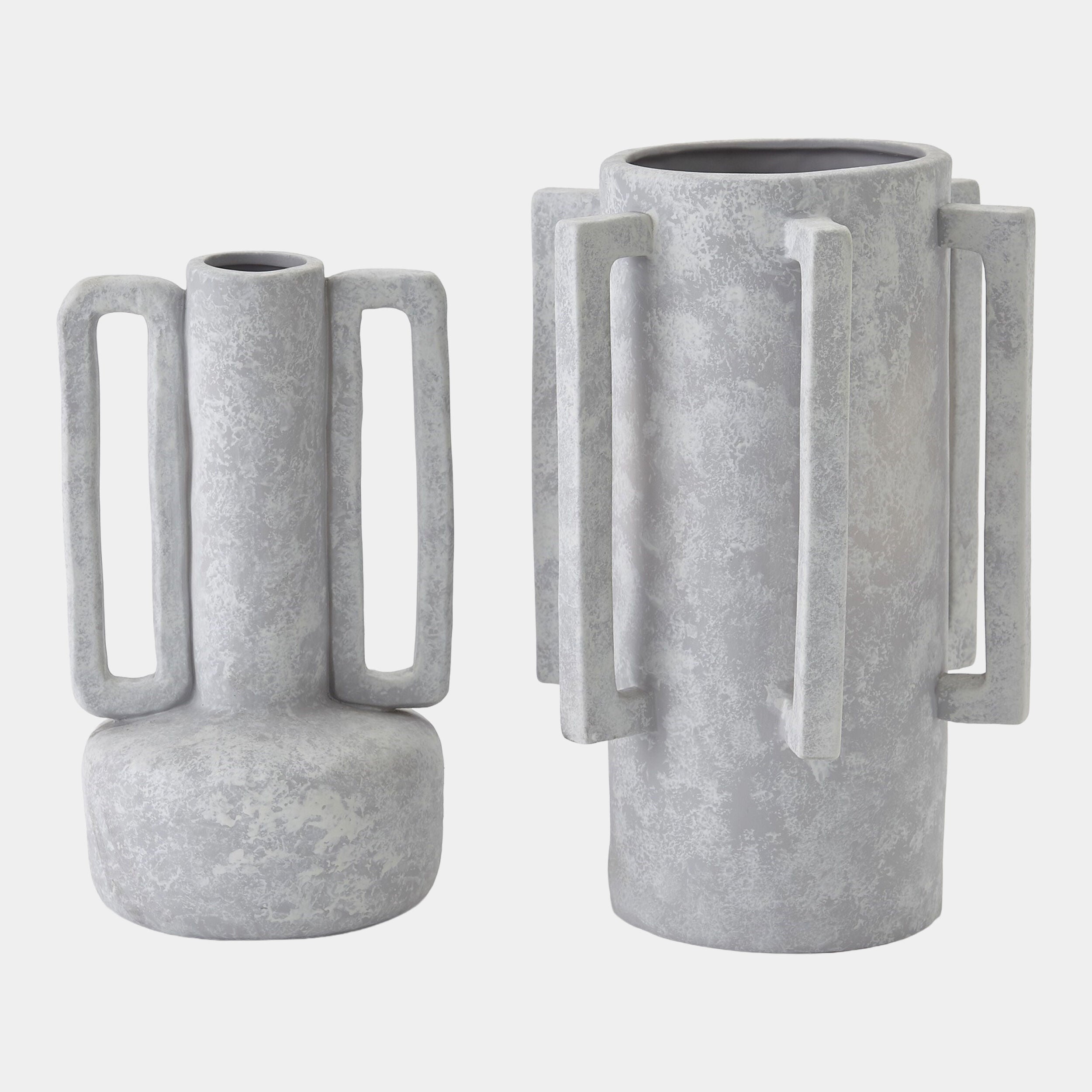 Bretagne Vase-Light Gray