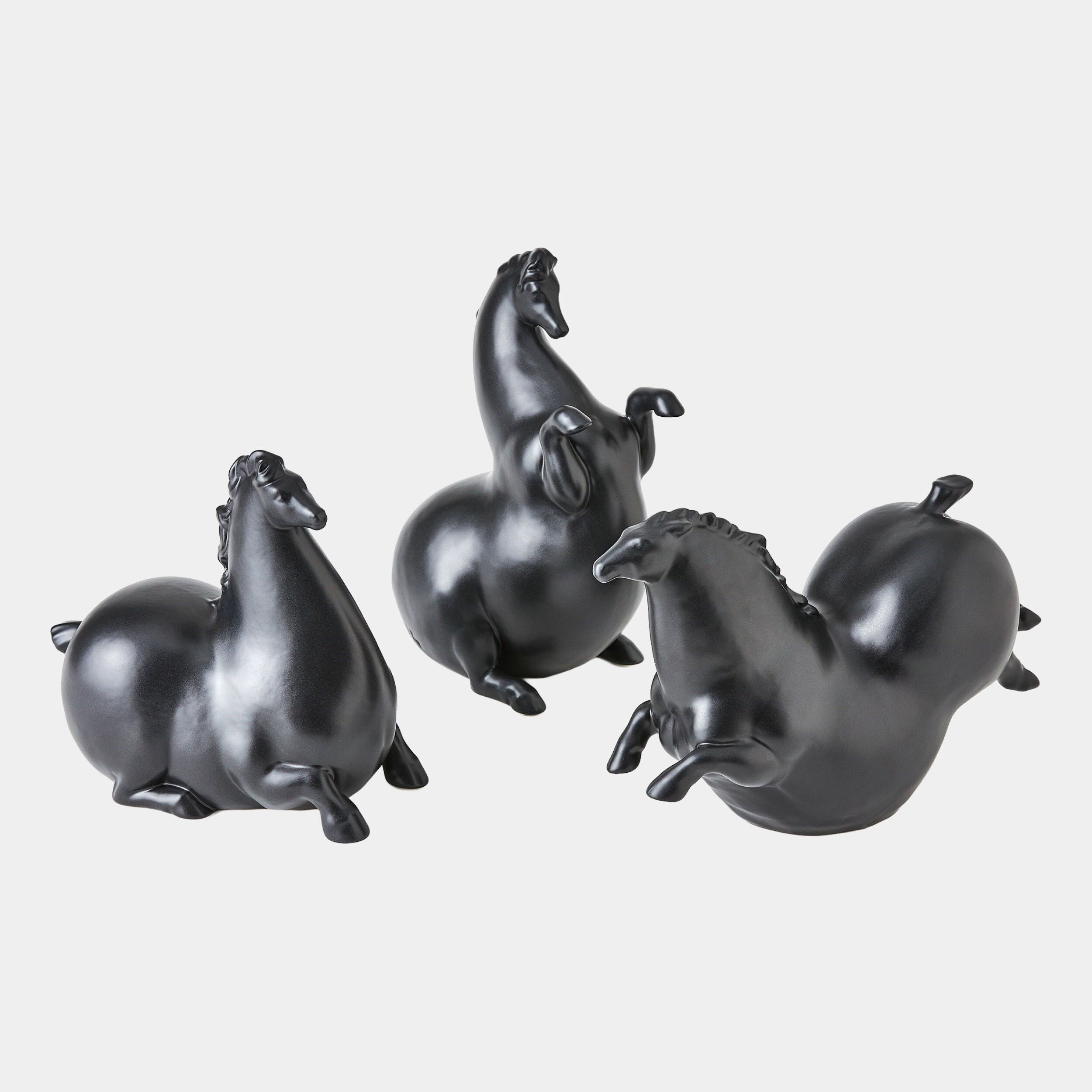 Andalusian Horse-Matte Black