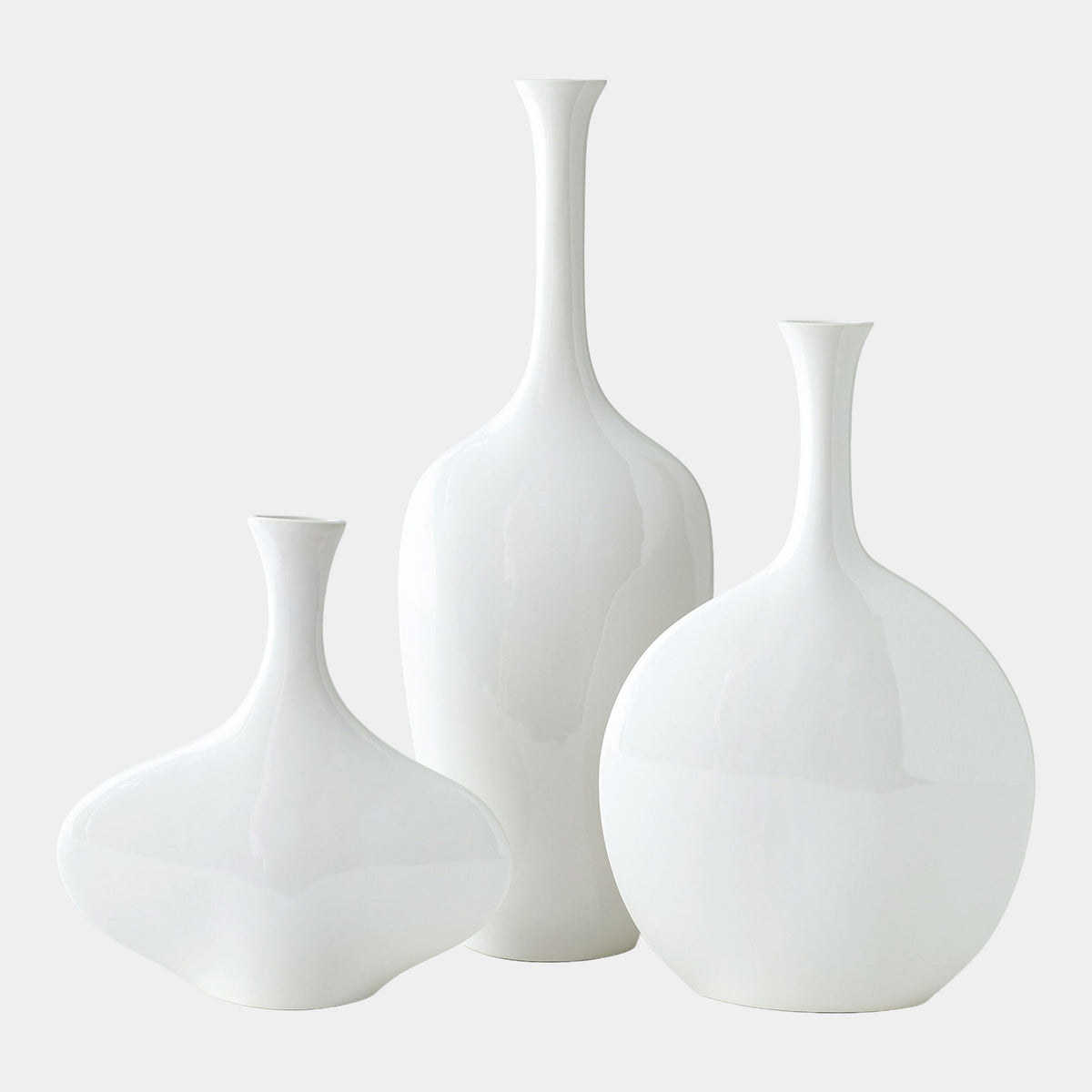 Silhouette Vase-White-Slim