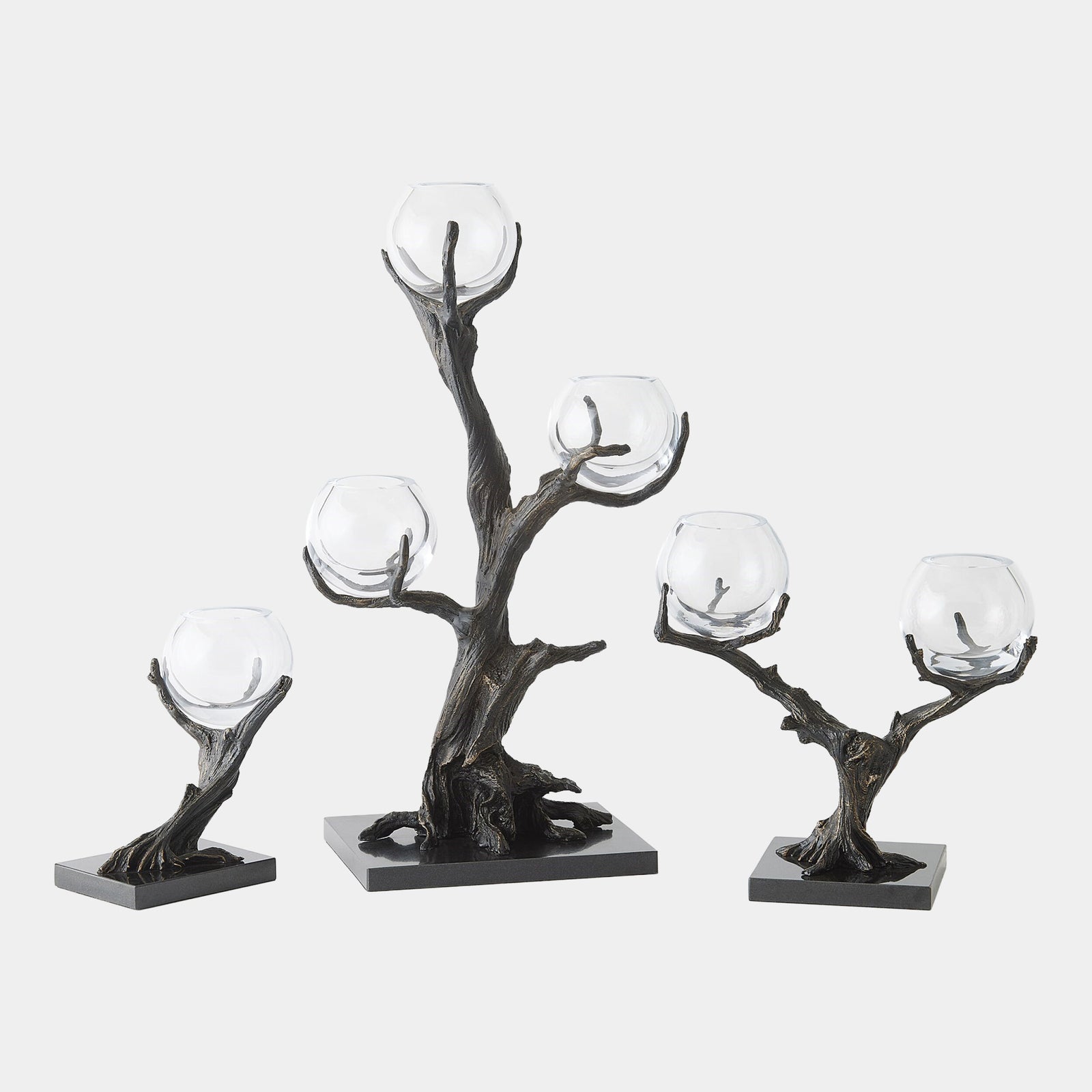 Monterey Vase Holder-Natural Iron