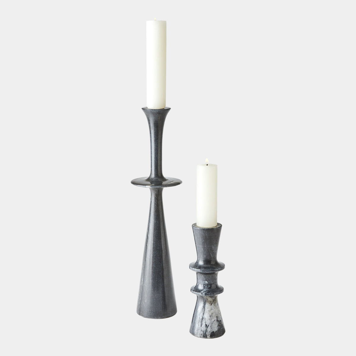 Formosa Candle Holder-Center Flair-Black