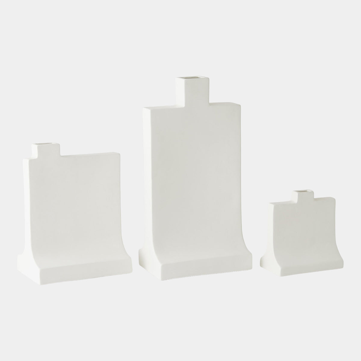 Icon Vase-Matte White-Med