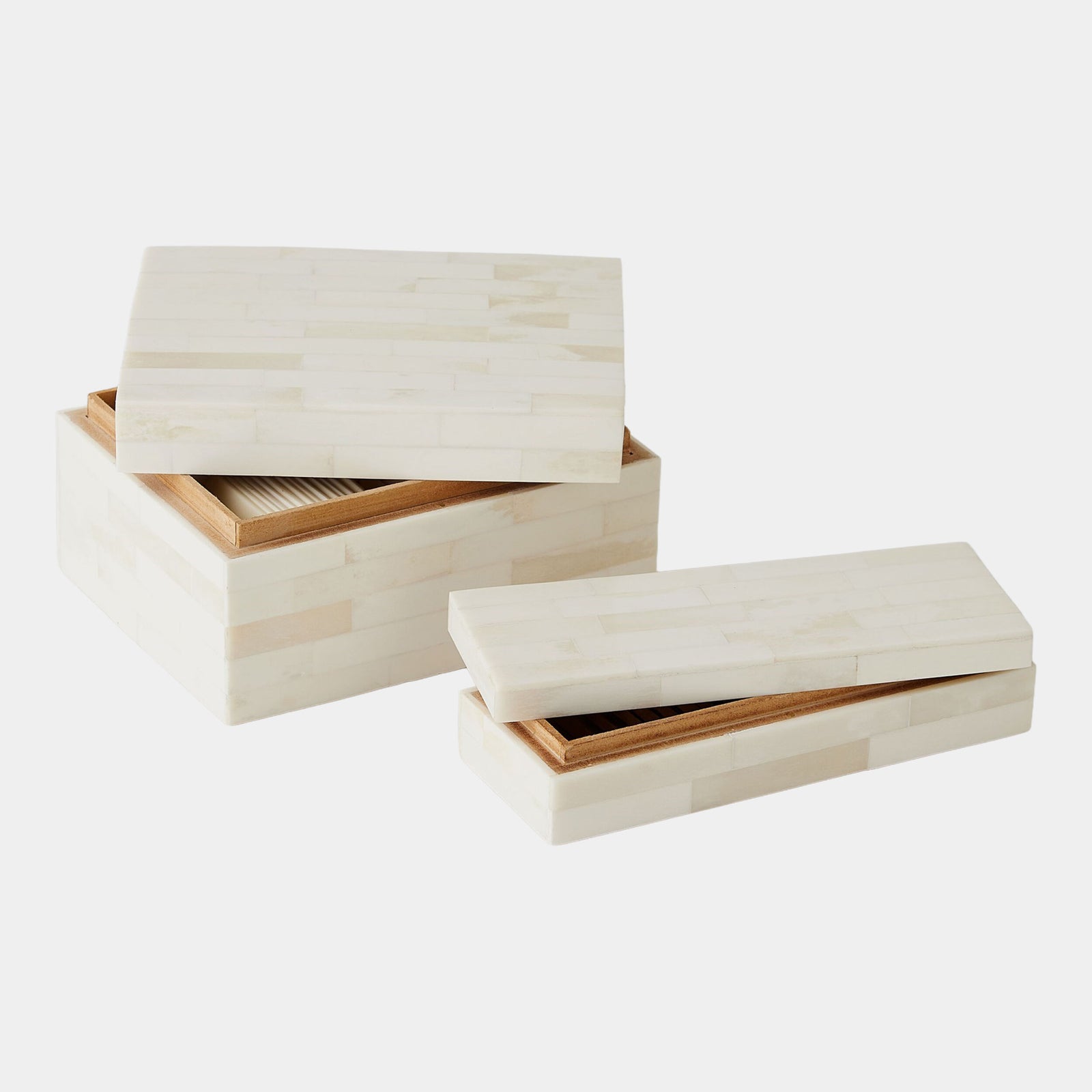Tatanka Boxed Domino Set-White