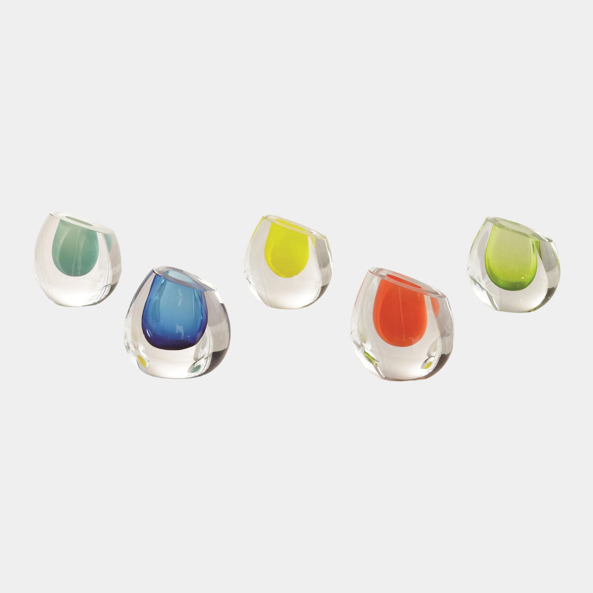 Color Drop Vase-Lemon