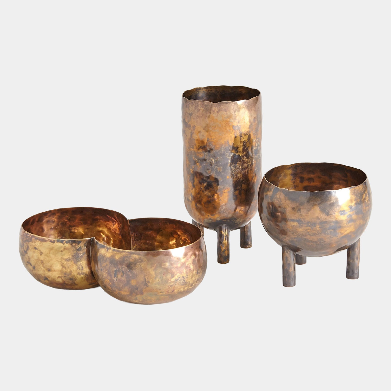 Double Alchemy Container-Burnt Brass
