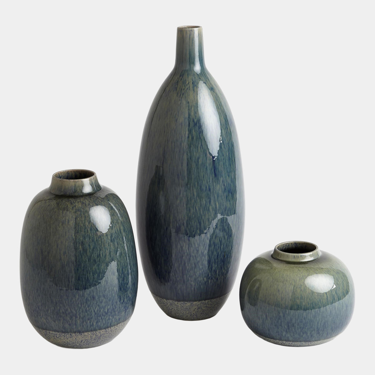 Lanner Vase-Teal-Ball
