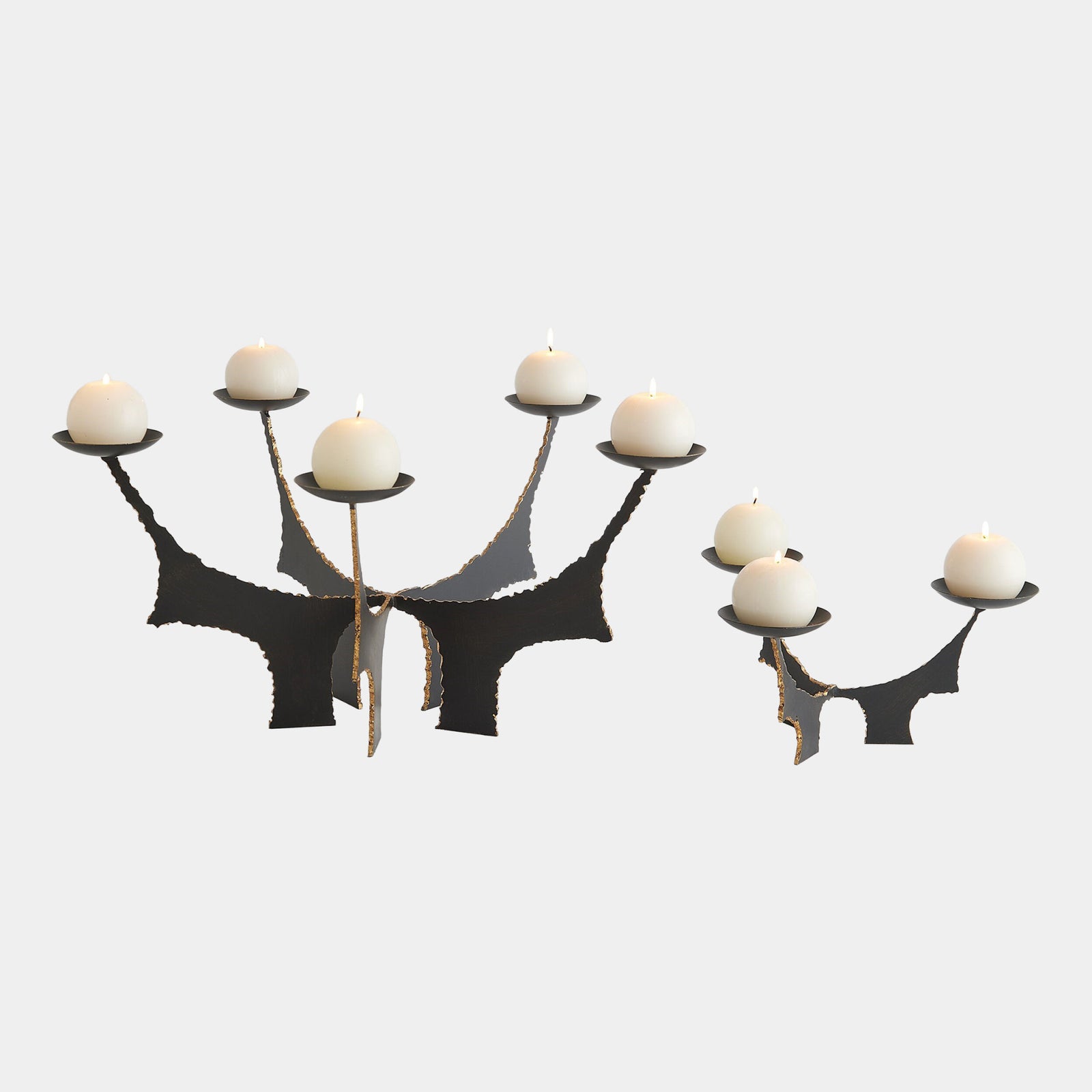 Brutalist C/H Holds 5 Candles-Bronze