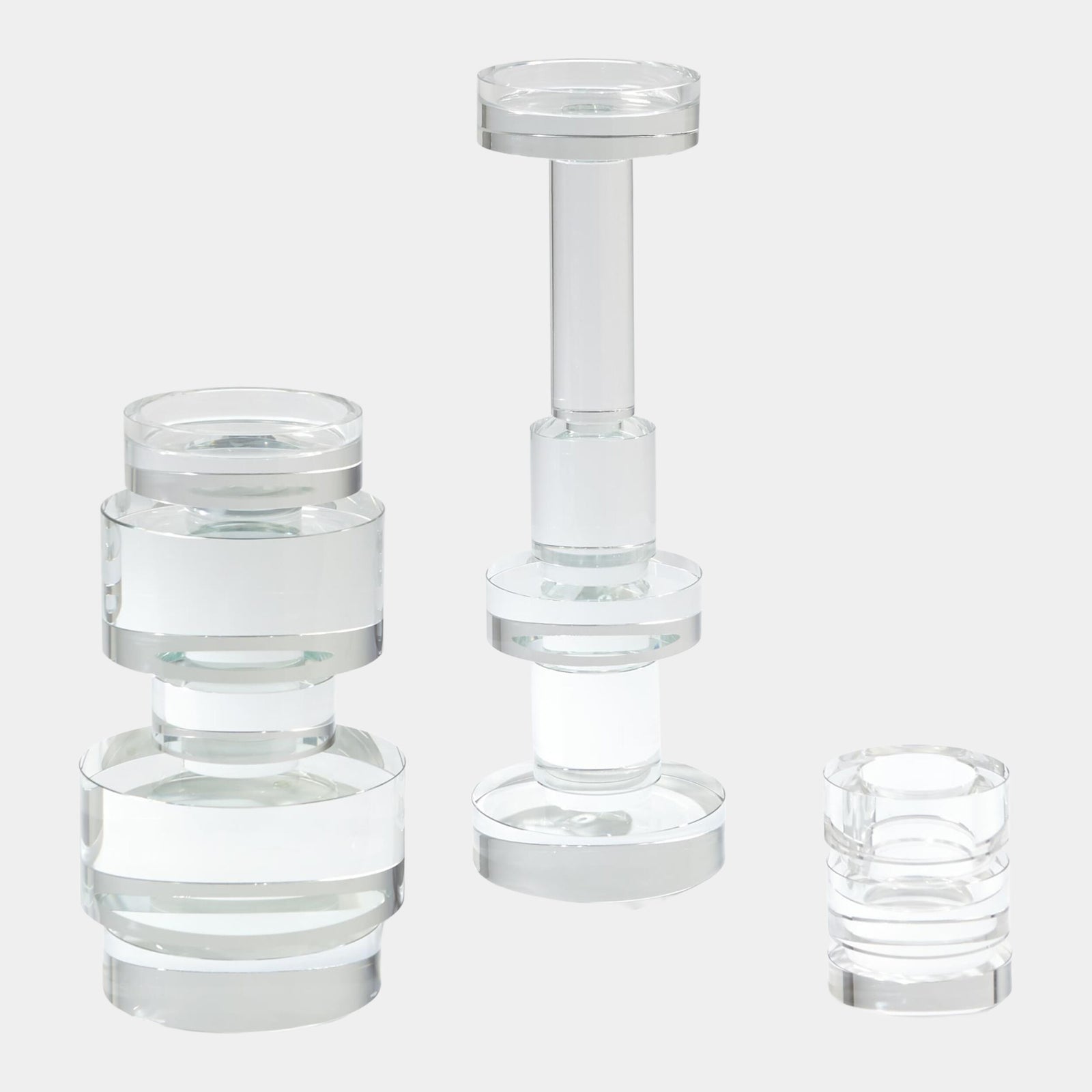 Brilliant Round Pillar Holder-Lg