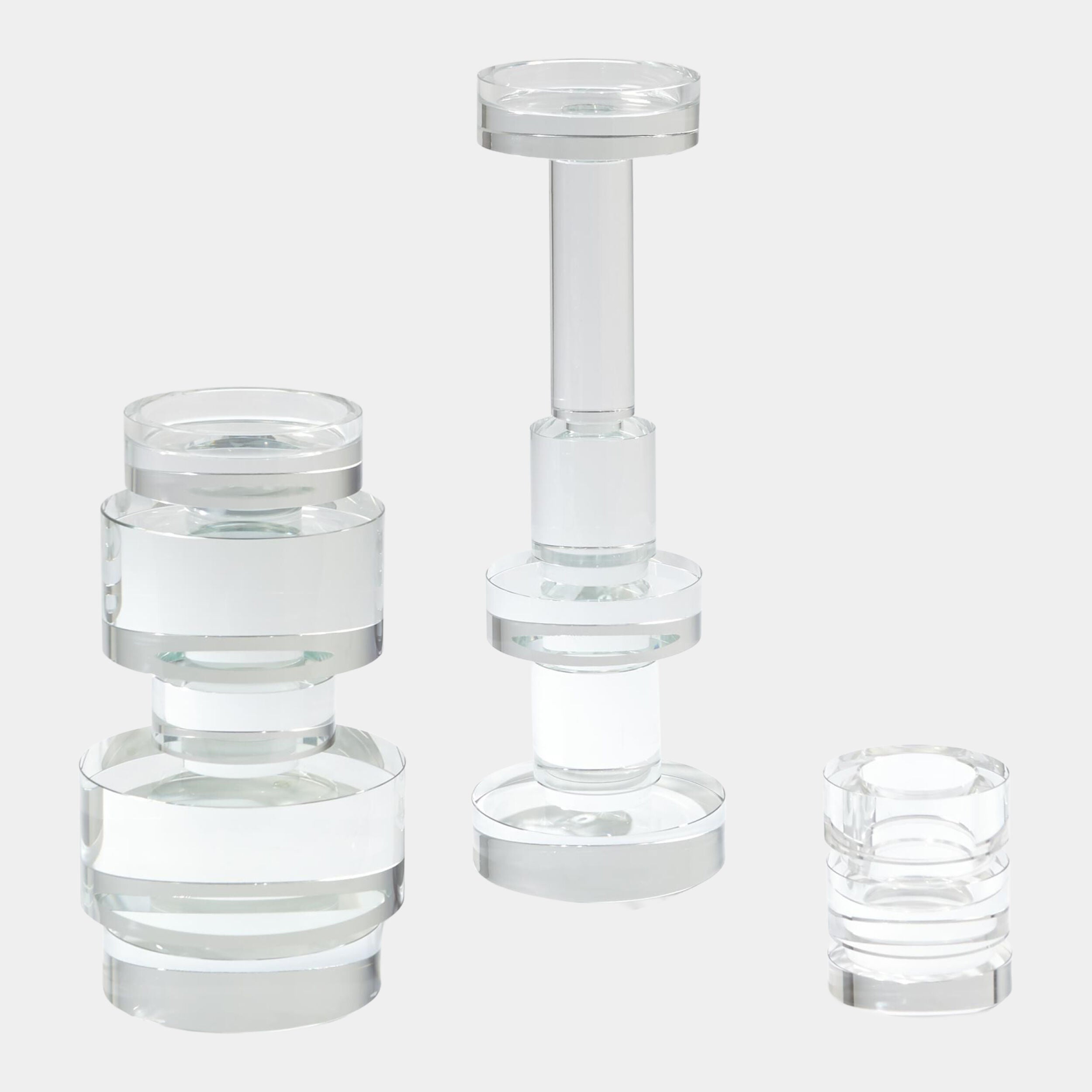Brilliant Round Pillar Holder-Lg