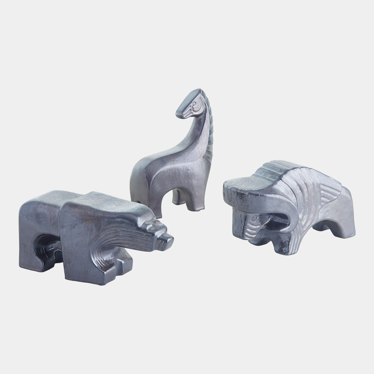 Les Animaux-Bison-Matte Antique Bronze
