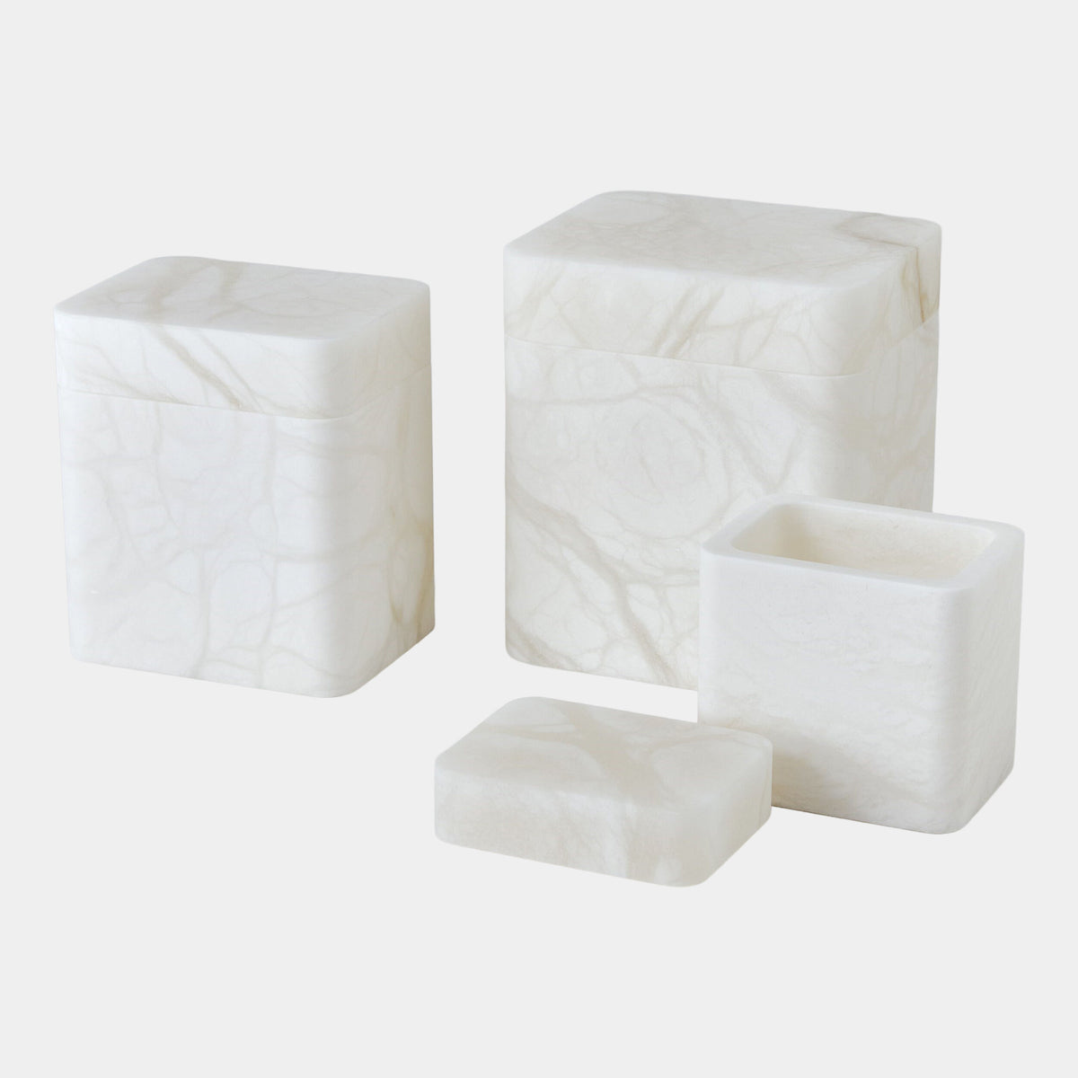 Raggio Alabaster Box-White-Sm