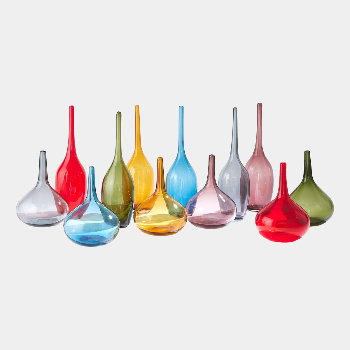 Pinnacle Bottle-Amber-Round