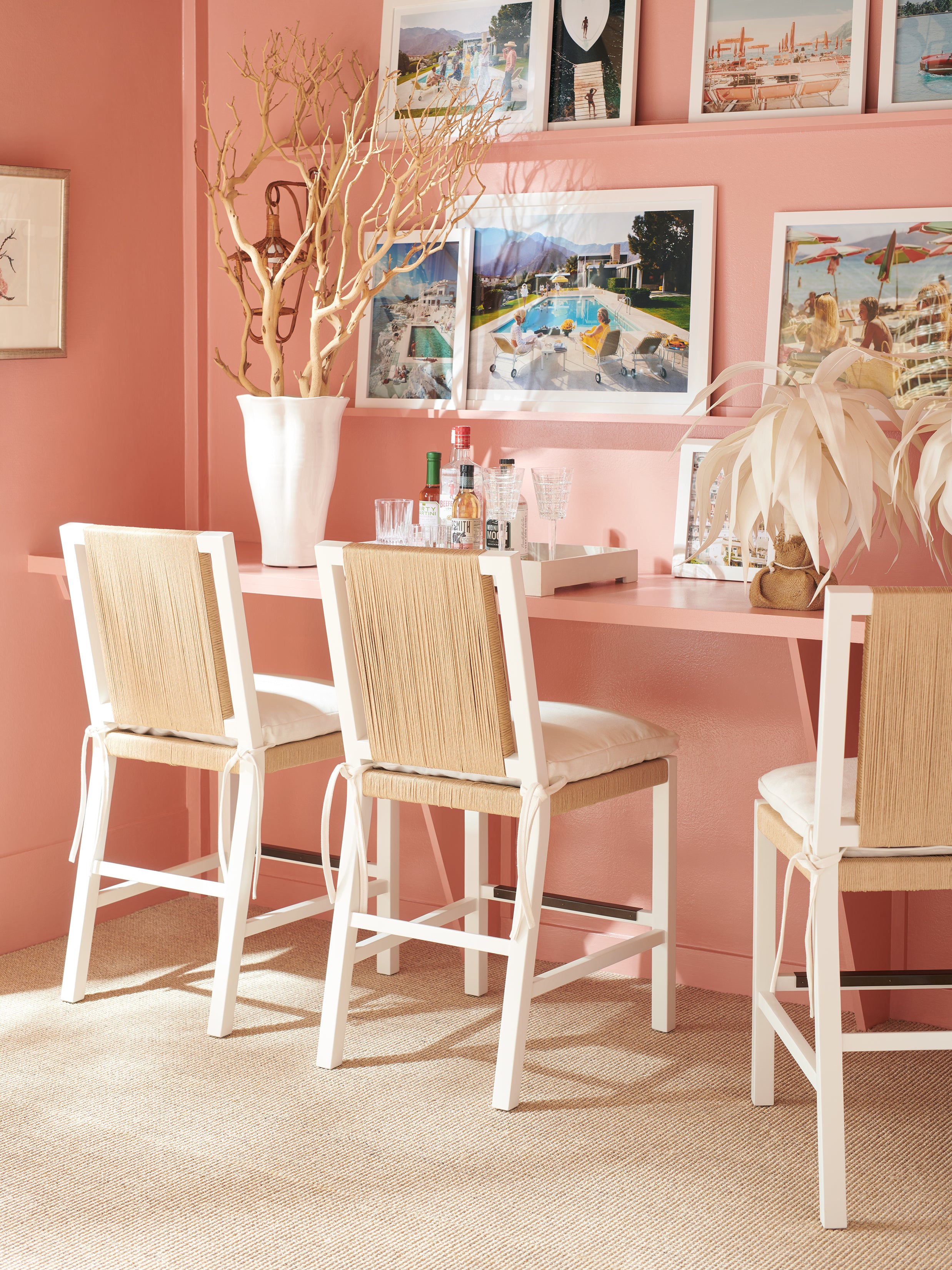 Aix-En-Provence Counter Stool in Beech Solids - Hickory Chair