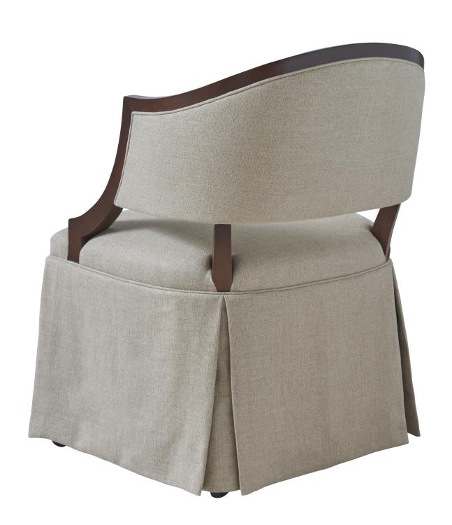 Kennis Skirted Dining Arm Chair & Game Chair