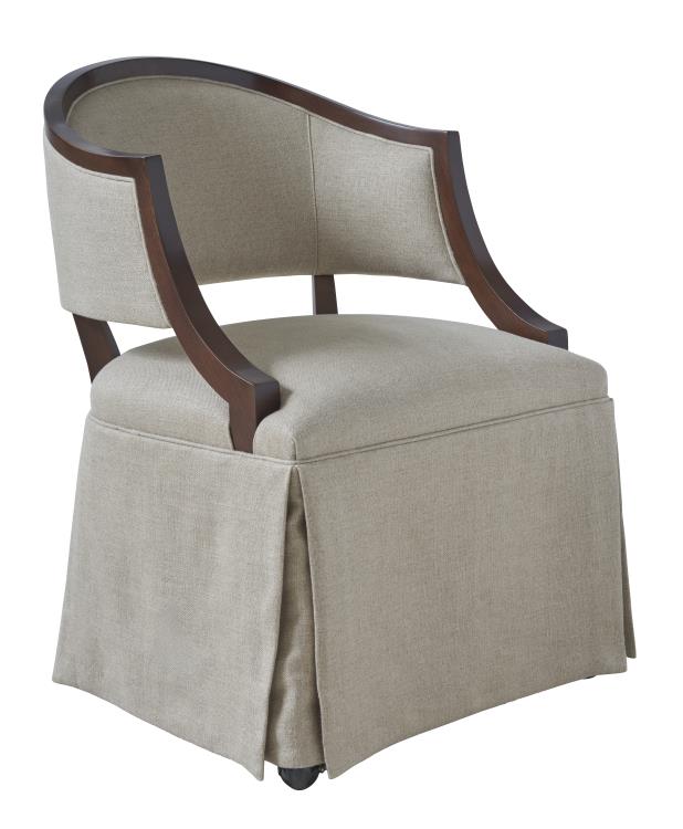 Kennis Skirted Dining Arm Chair & Game Chair