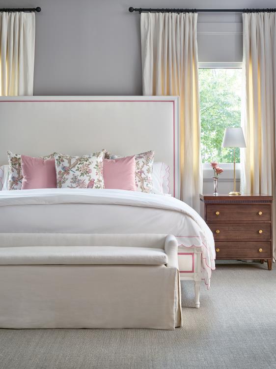 Candler King Bed, Low Footboard