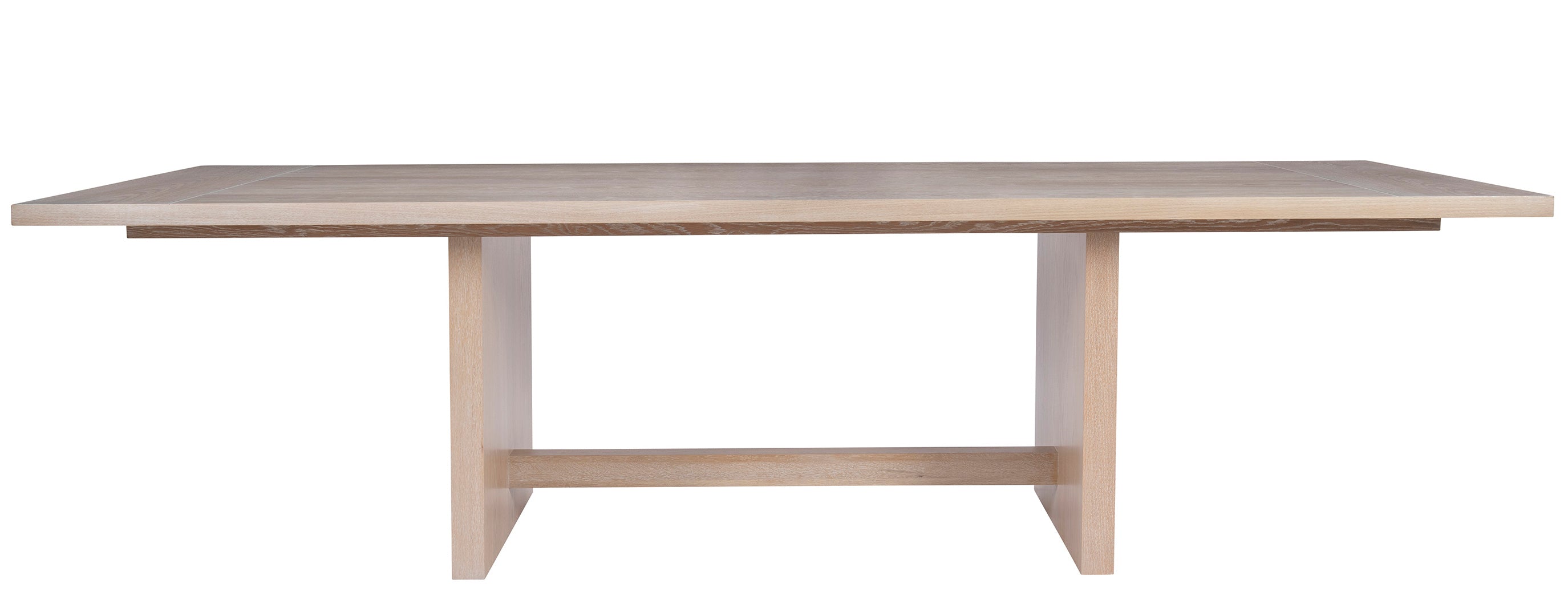 Lancaster Dining Table in White Oak Veneers, White Oak Solids - Hickory Chair