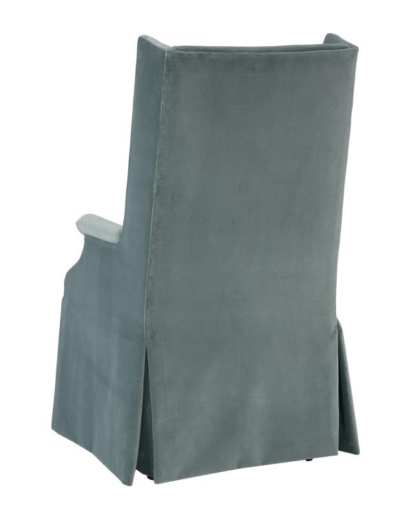 Martin Dining Arm Chair, Loose Seat, Waterfall Skirt