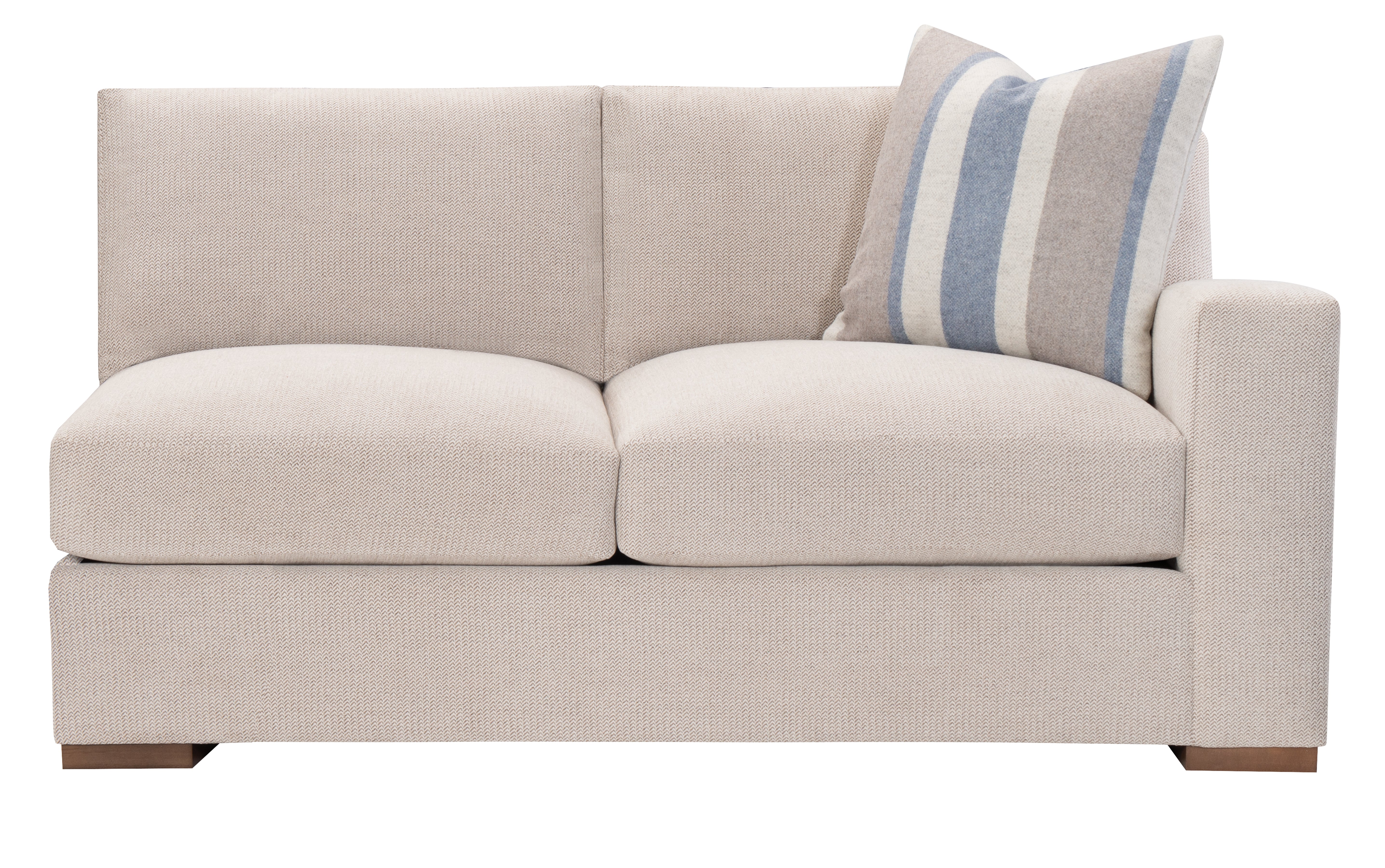 KEVIN SECTIONAL RAF LOVESEAT in Maple Solids - Hickory Chair