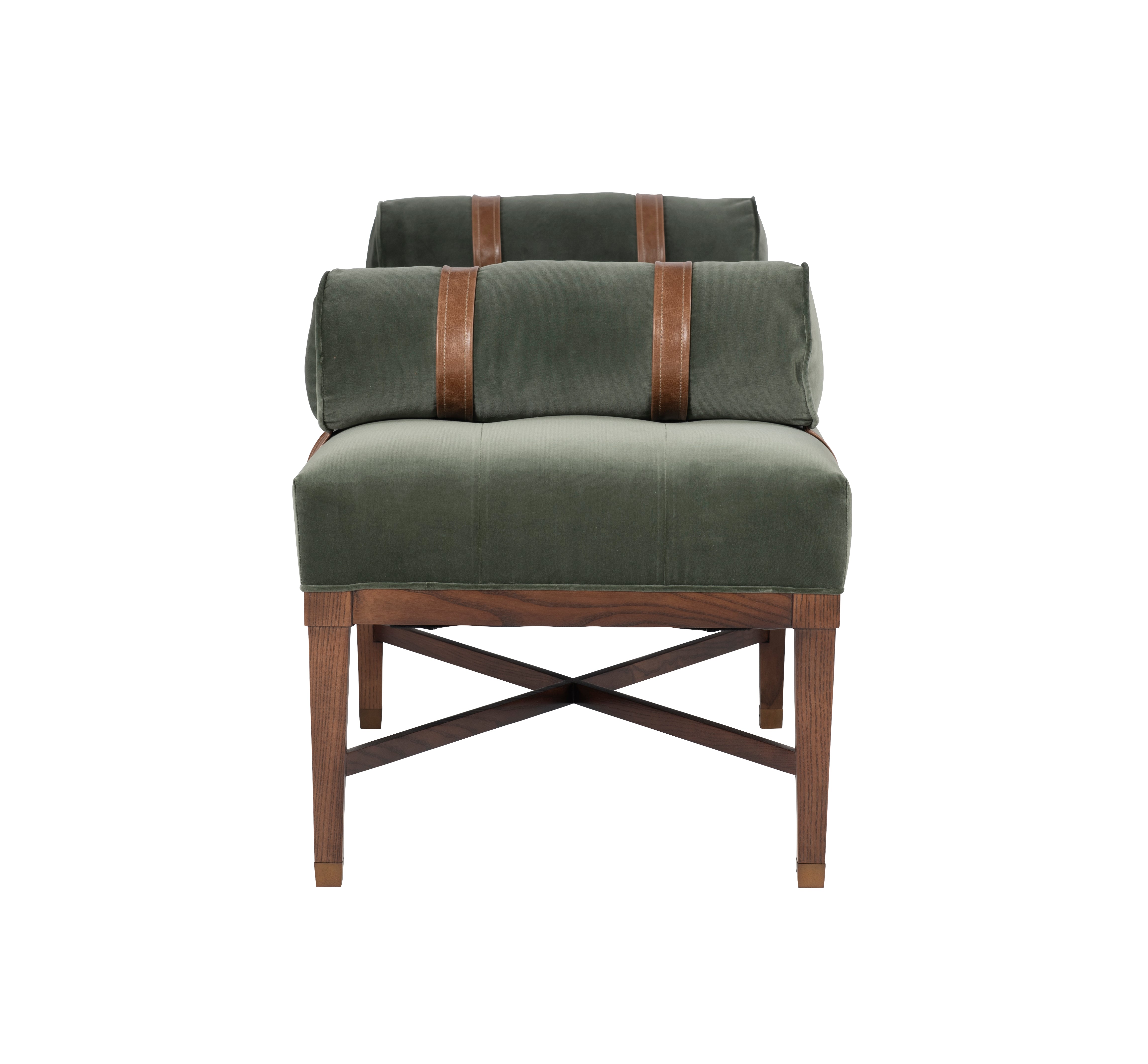 Suzanne Bench in Ash Solids - Hickory Chair