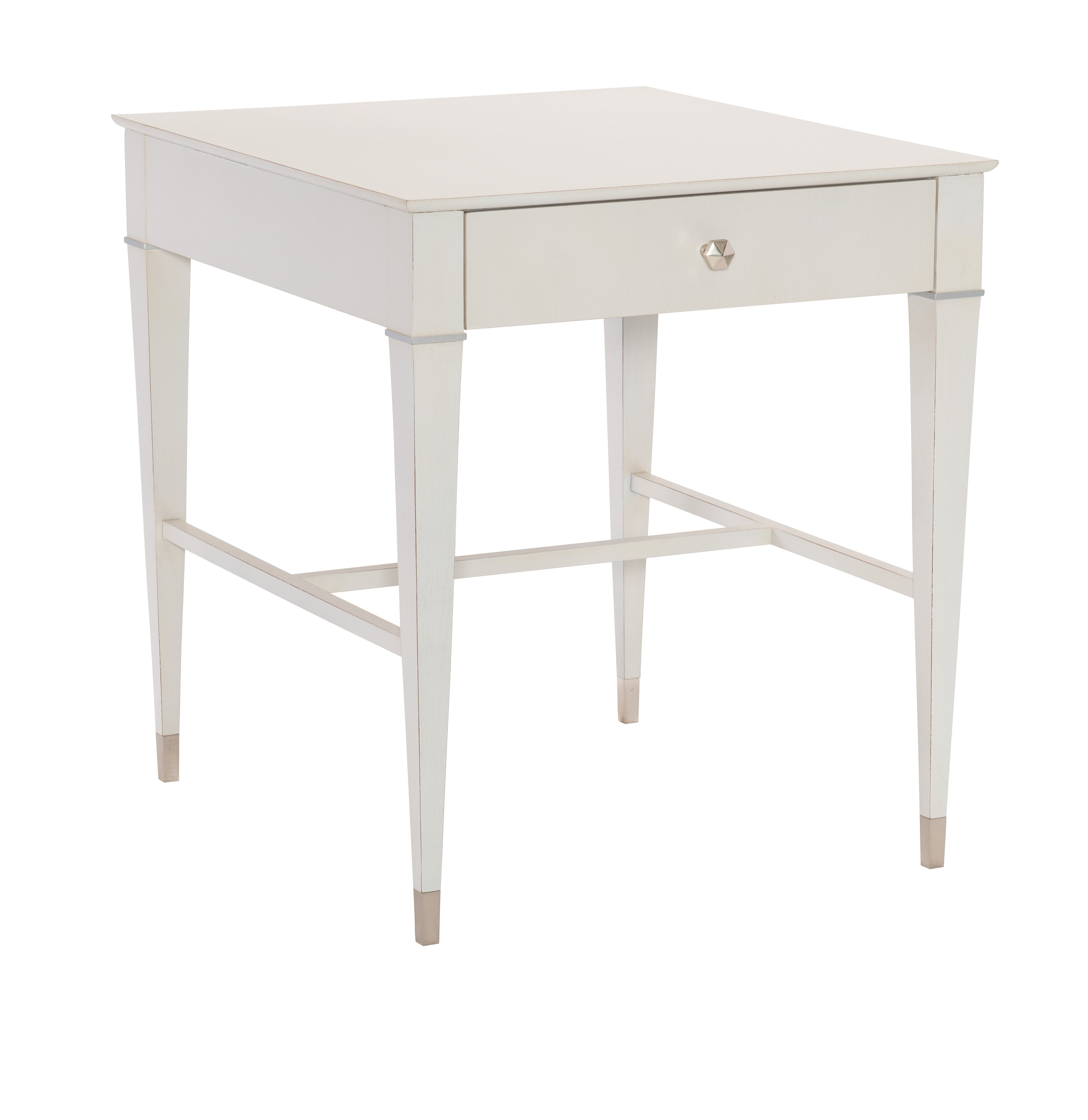 BILL SIDE TABLE in American Walnut Veneers, American Walnut - Hickory Chair